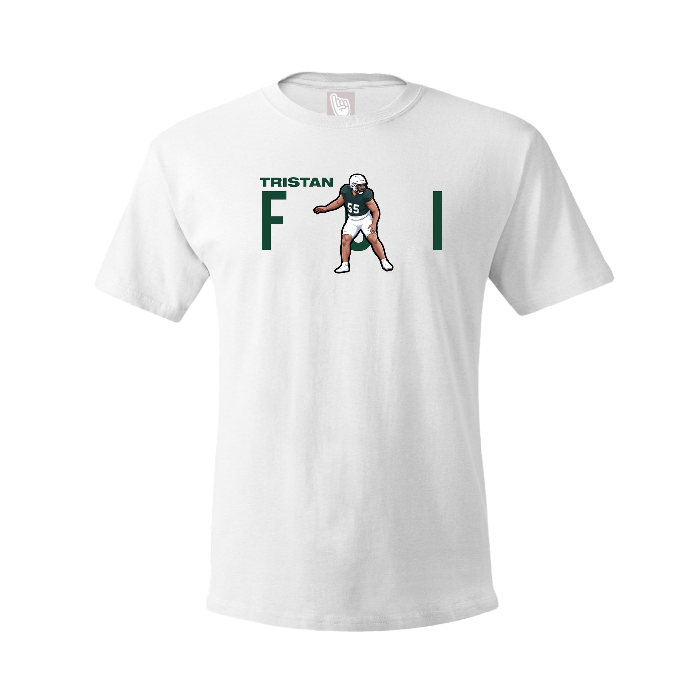 Youth Tee — Player Name in White