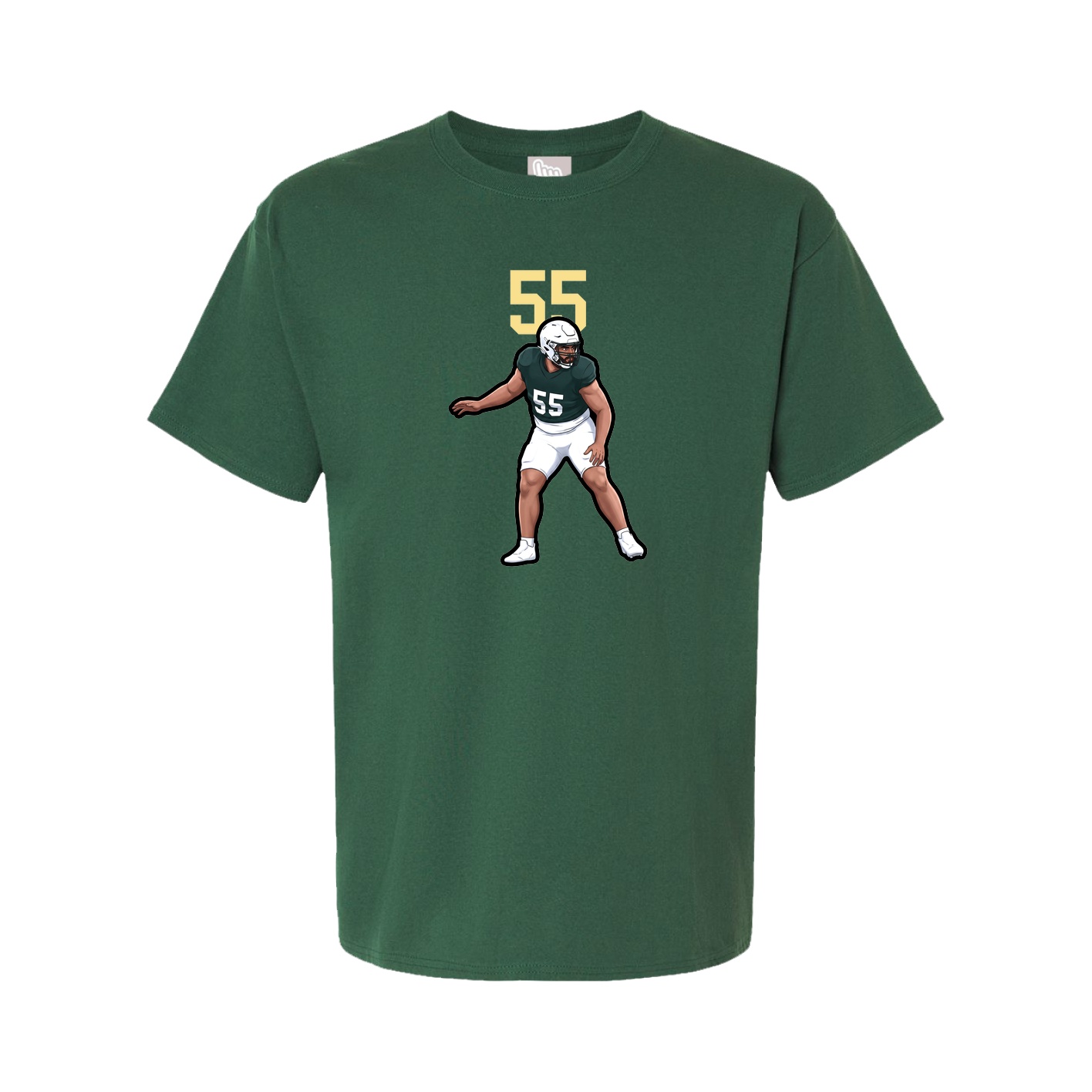 Tee — Number Top in Green