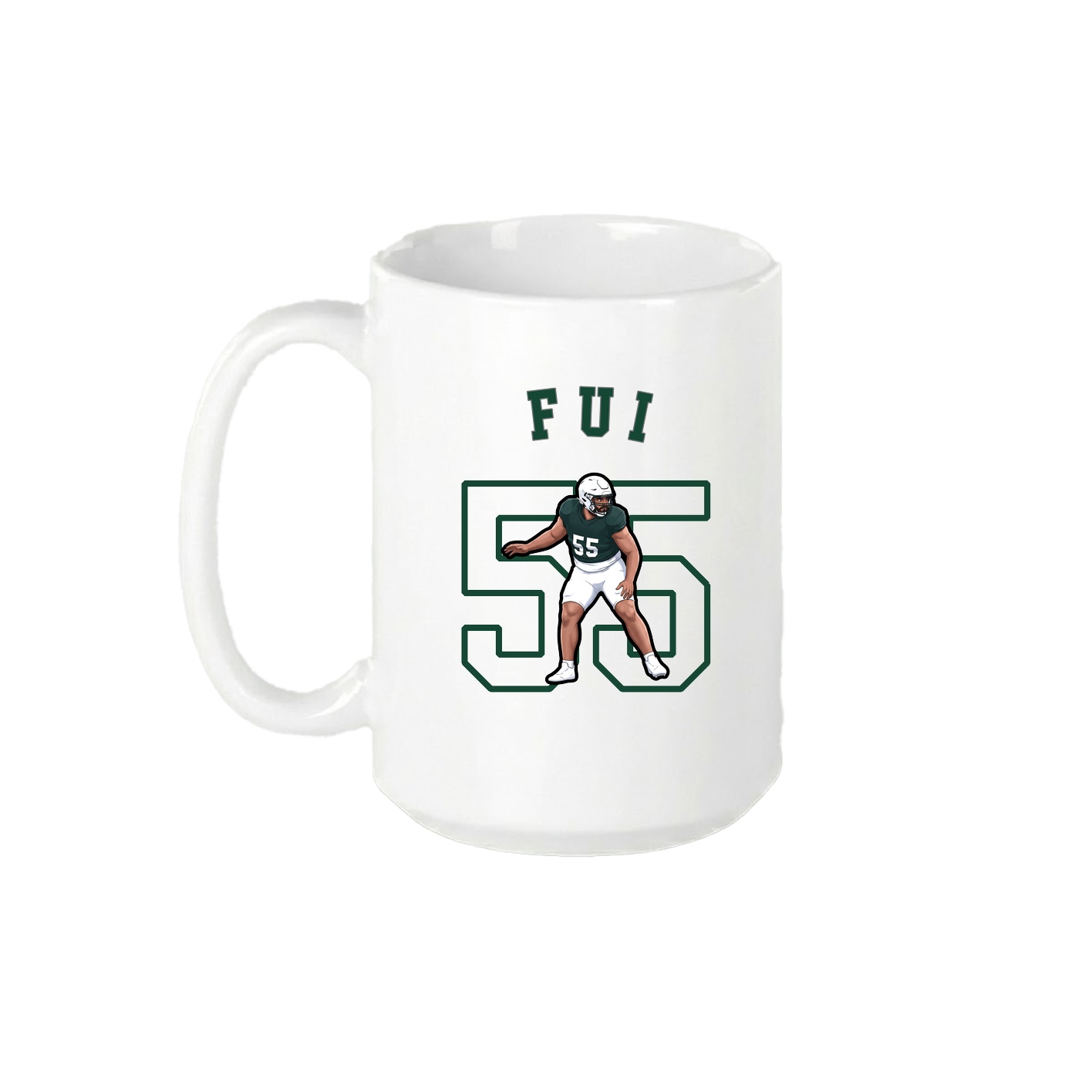 15oz Coffee Mug — Shirsey Arch in White