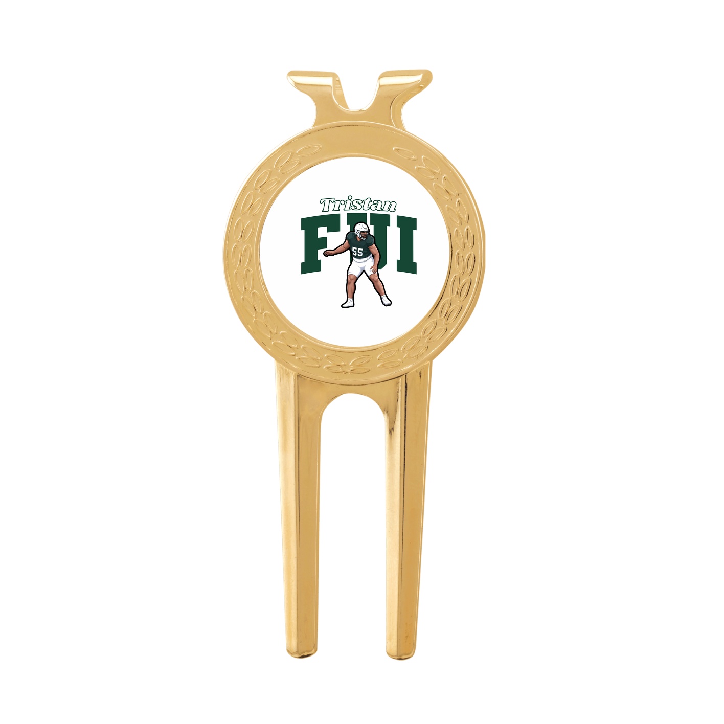 Divot Tool with Ball Marker — Name Arch in Classic