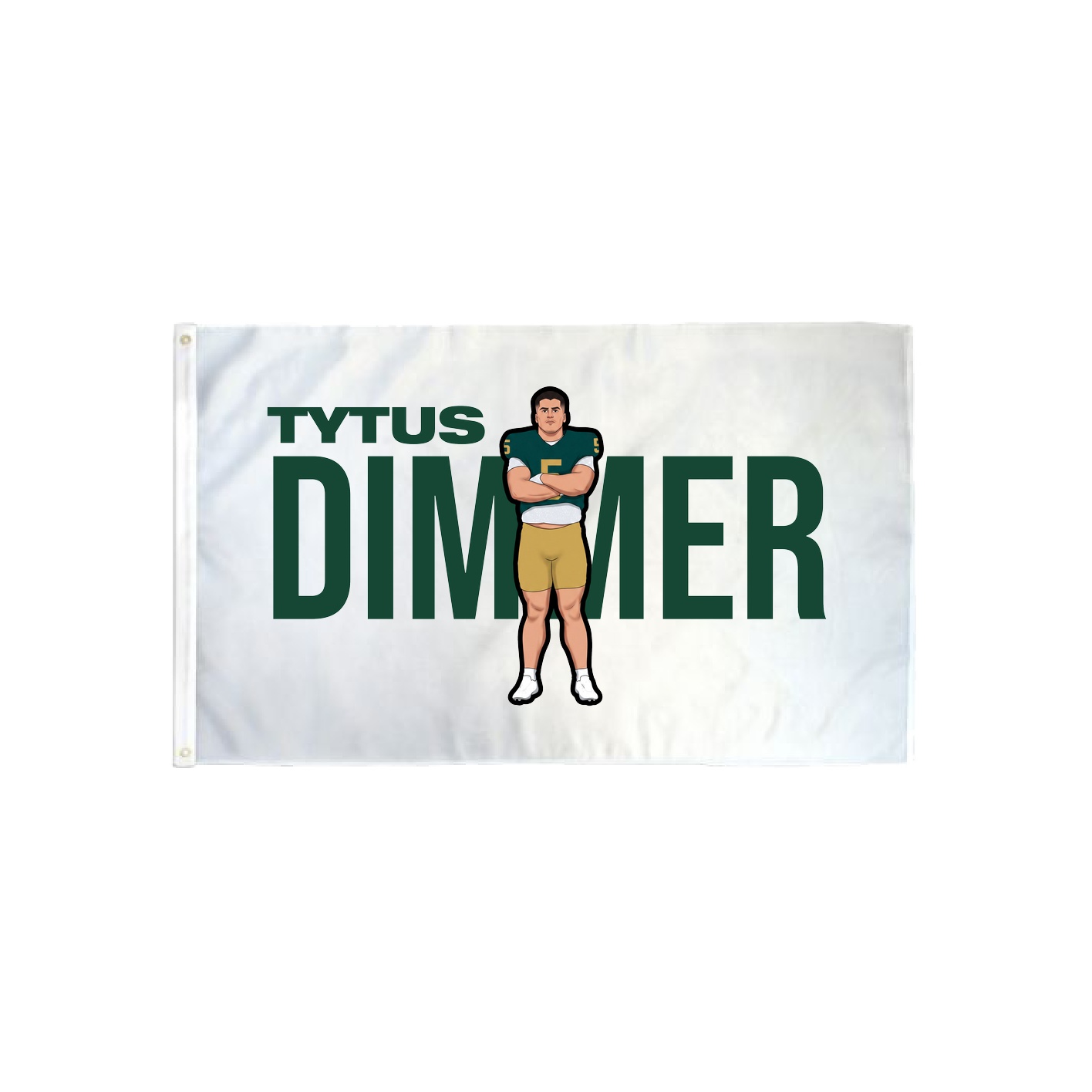 3x5 Flag — Player Name in Classic