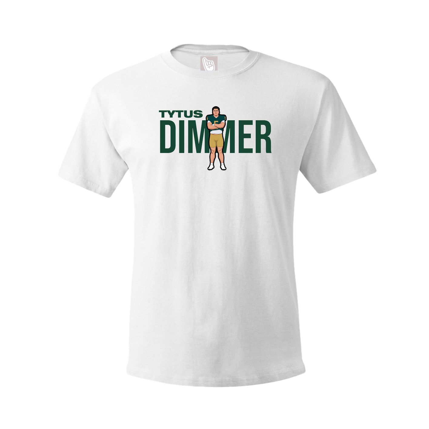 Youth Tee — Player Name in White