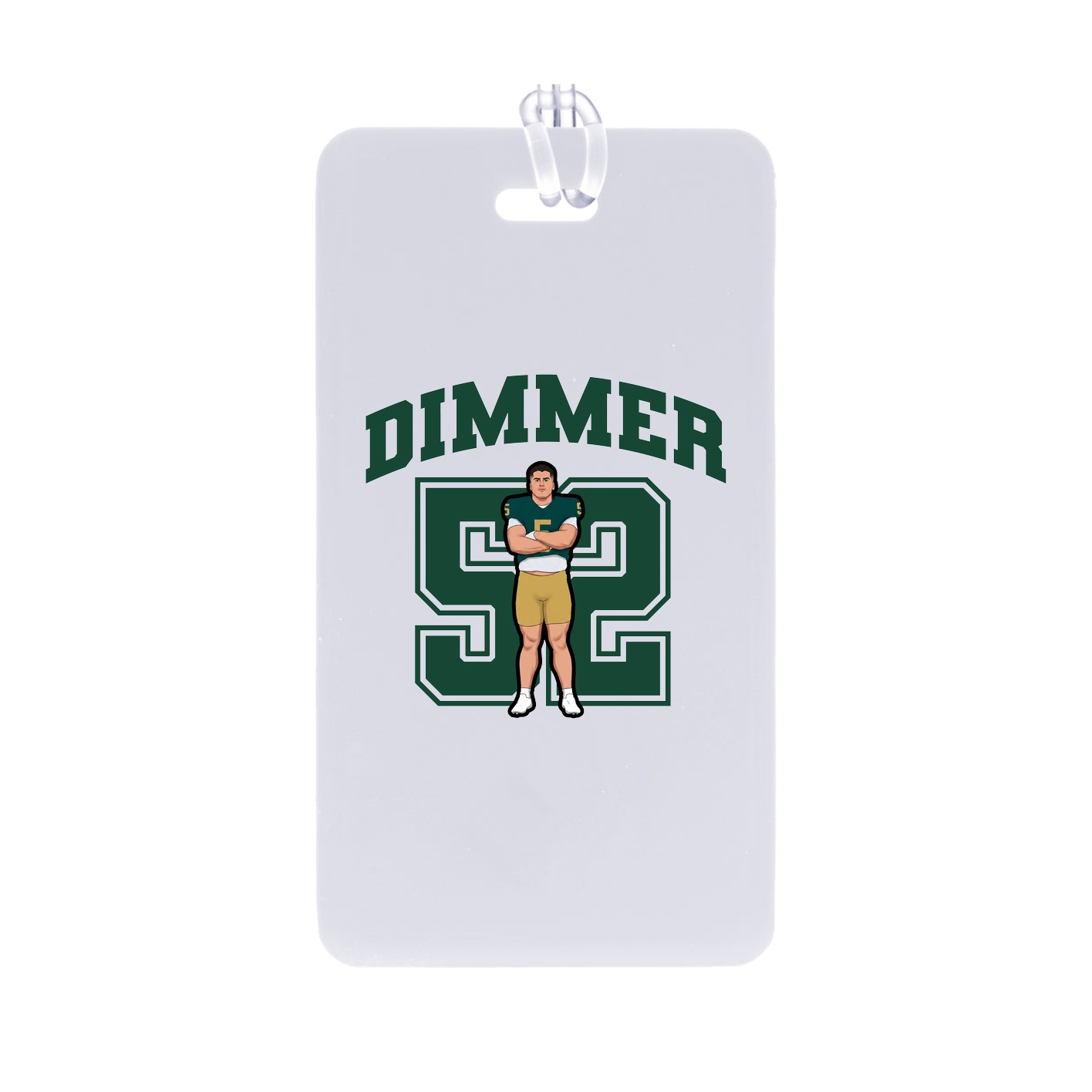 Bag Tag — Number in Classic