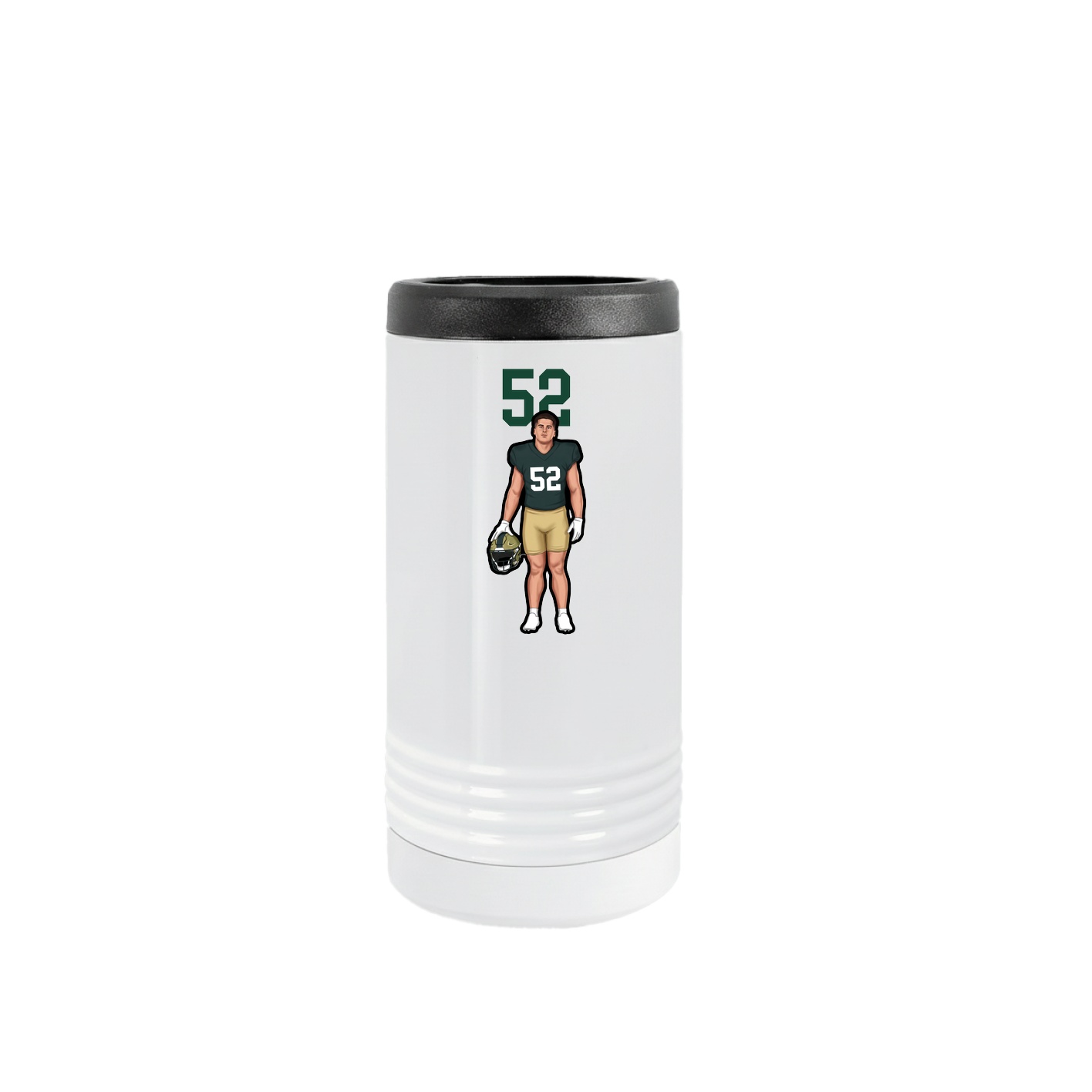 Slim Beverage Holder — Number Top in White