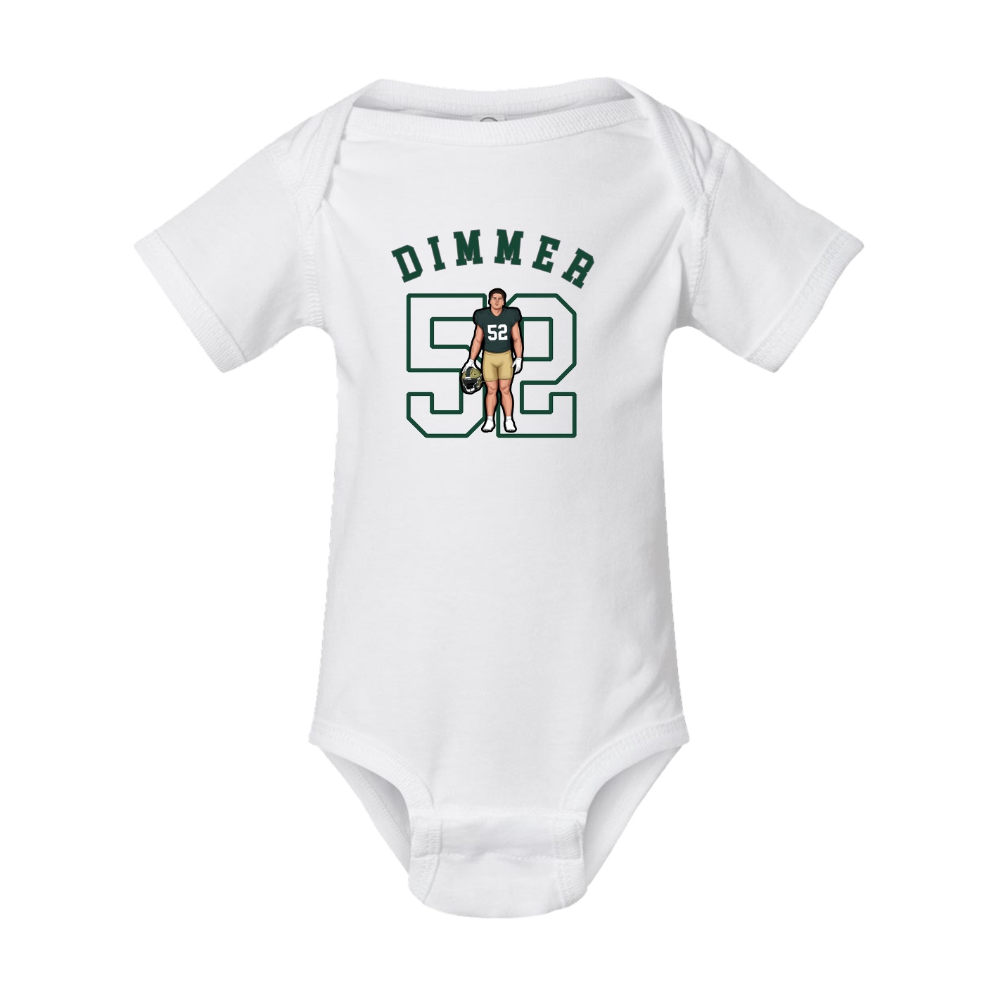 Baby Onesie — Shirsey Arch in White