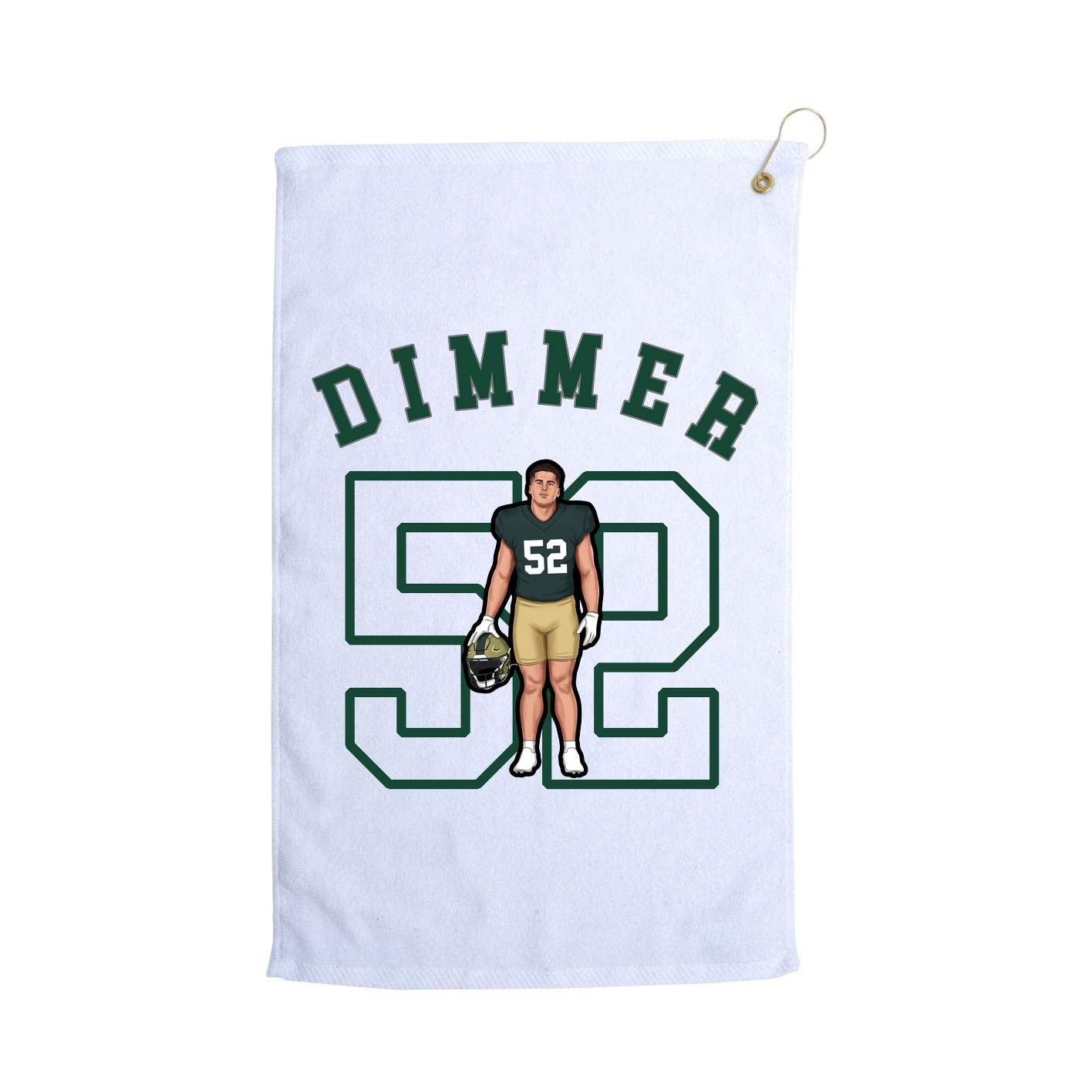 Golf Towel — Shirsey Arch in White