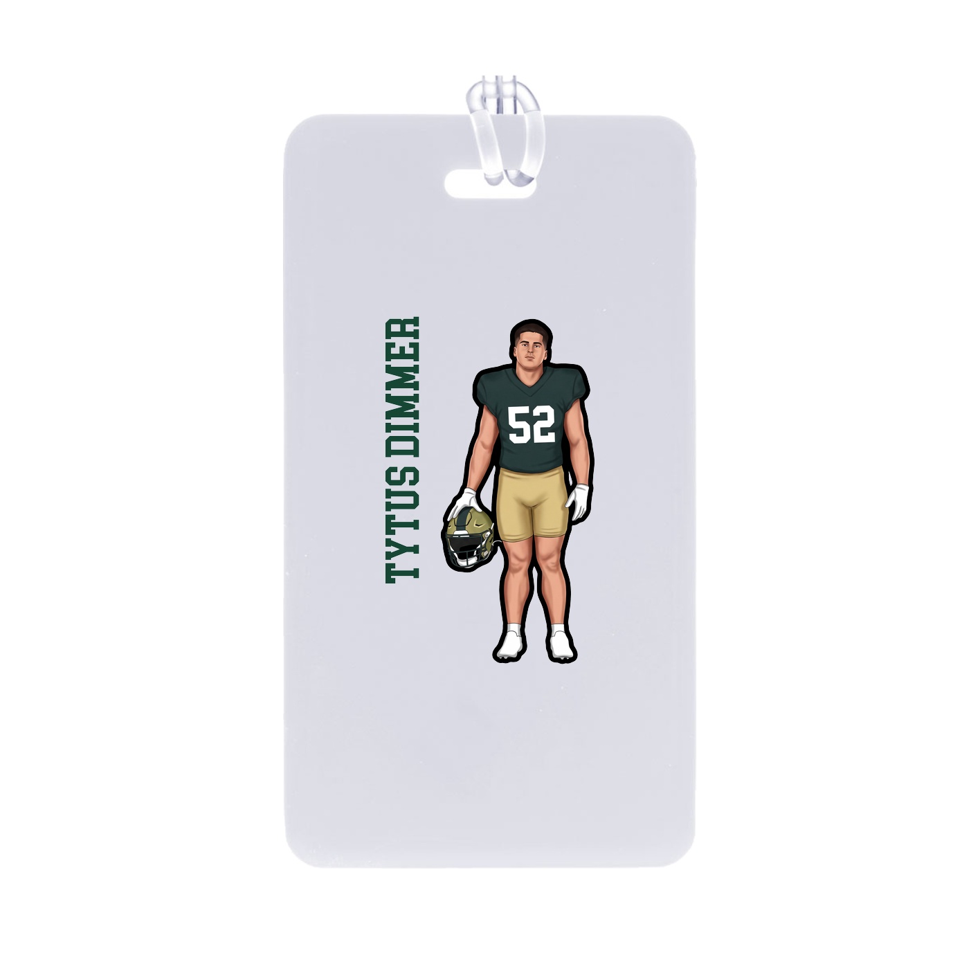 Bag Tag — Name Vertical in Classic