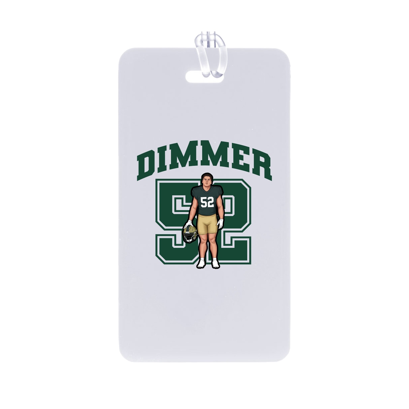 Bag Tag — Number in Classic