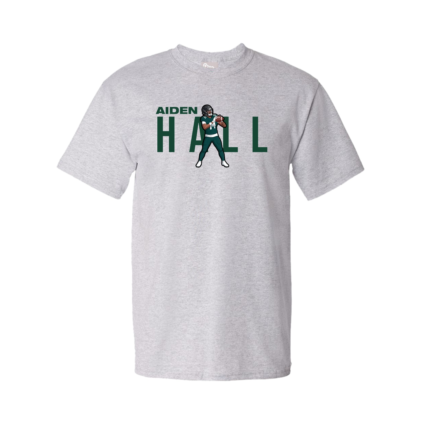 Youth Tee — Player Name in Grey