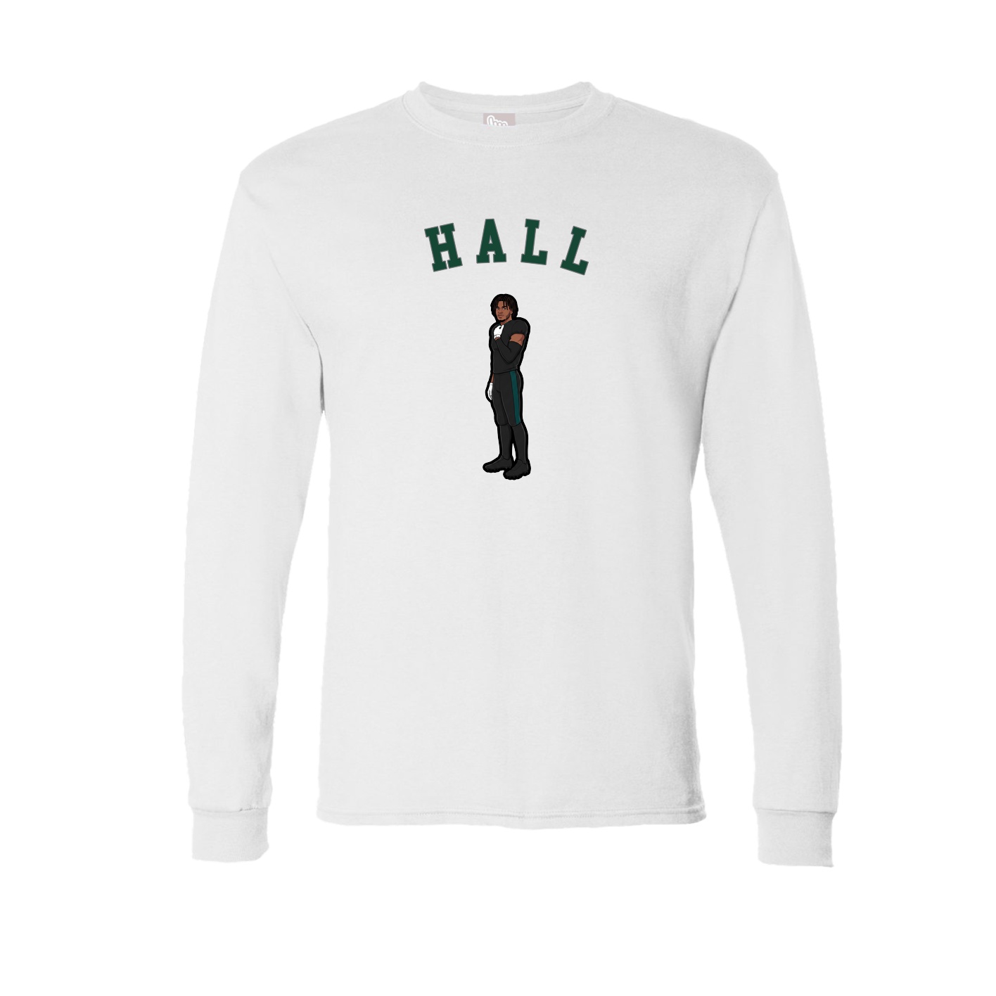 Long Sleeve Tee — Shirsey Arch in White