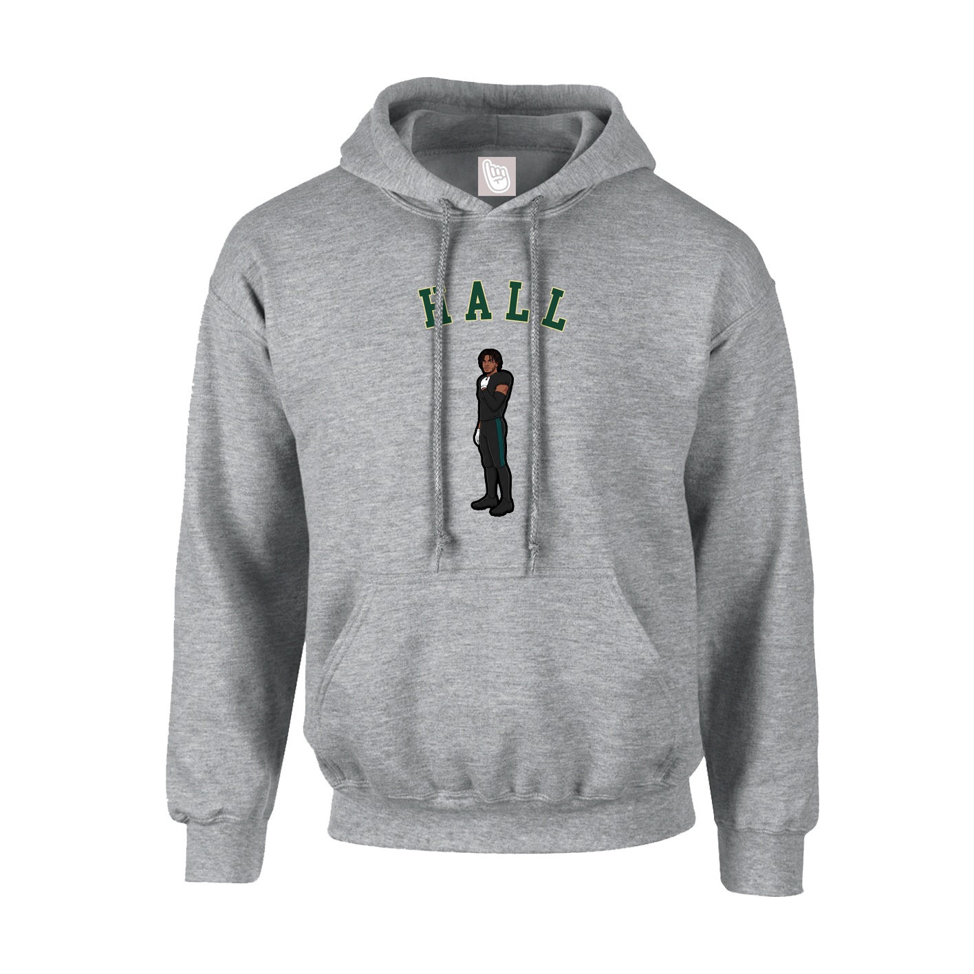 Youth Hoodie — Shirsey Arch in Grey