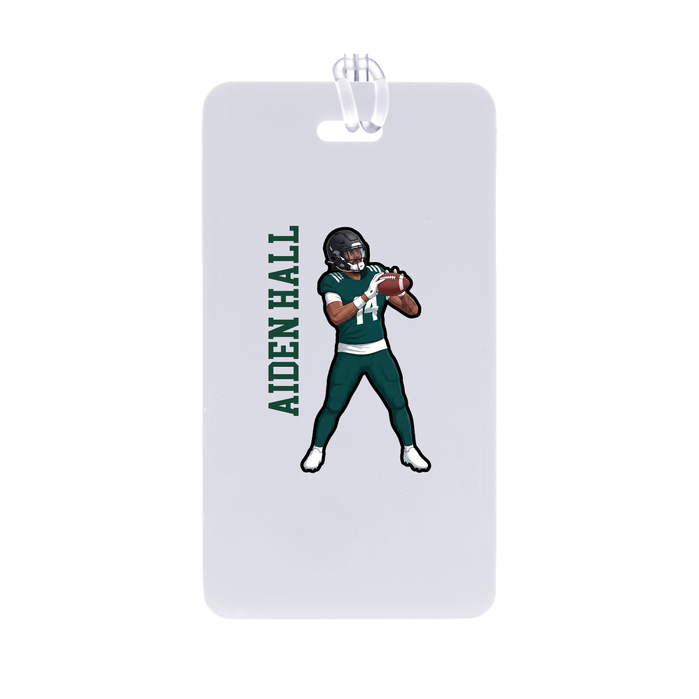 Bag Tag — Name Vertical in Classic