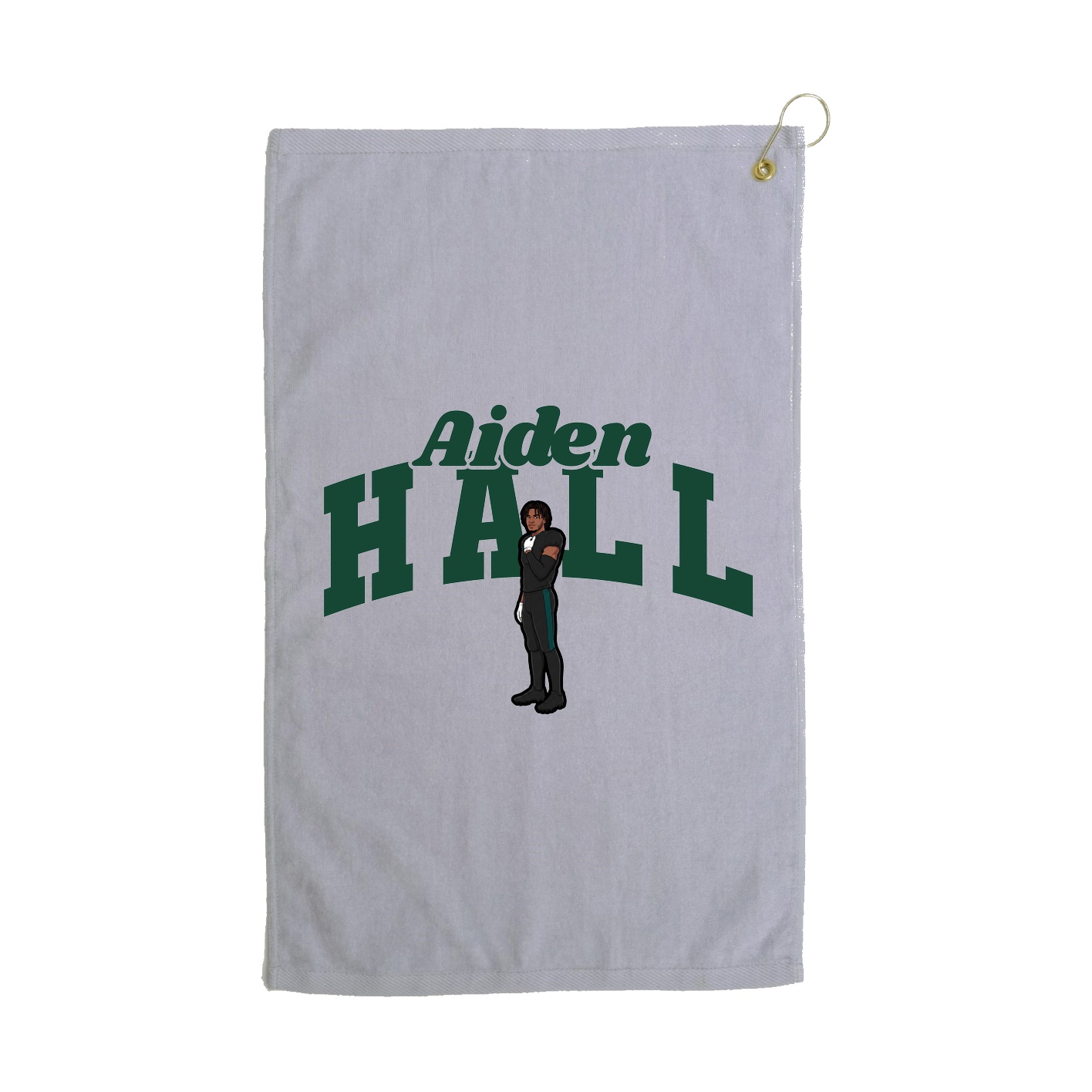 Golf Towel — Signature Arch in Grey