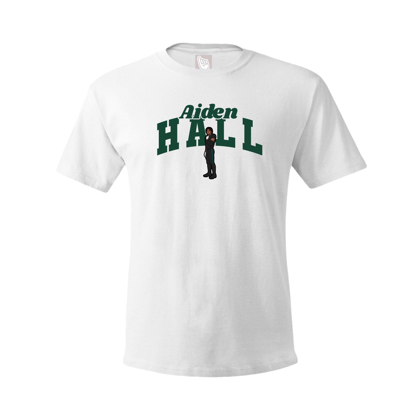 Youth Tee — Signature Arch in White