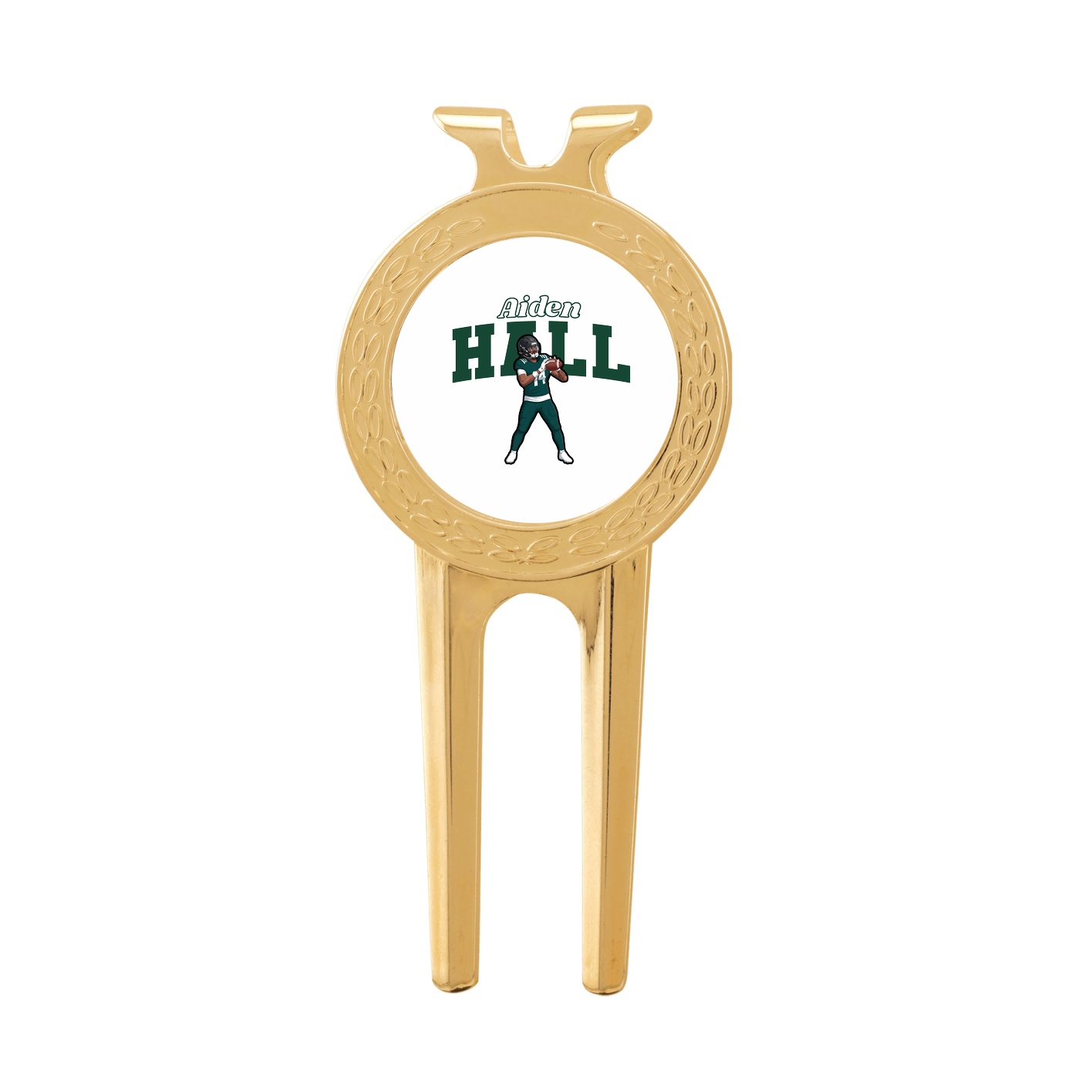 Divot Tool with Ball Marker — Name Arch in Classic
