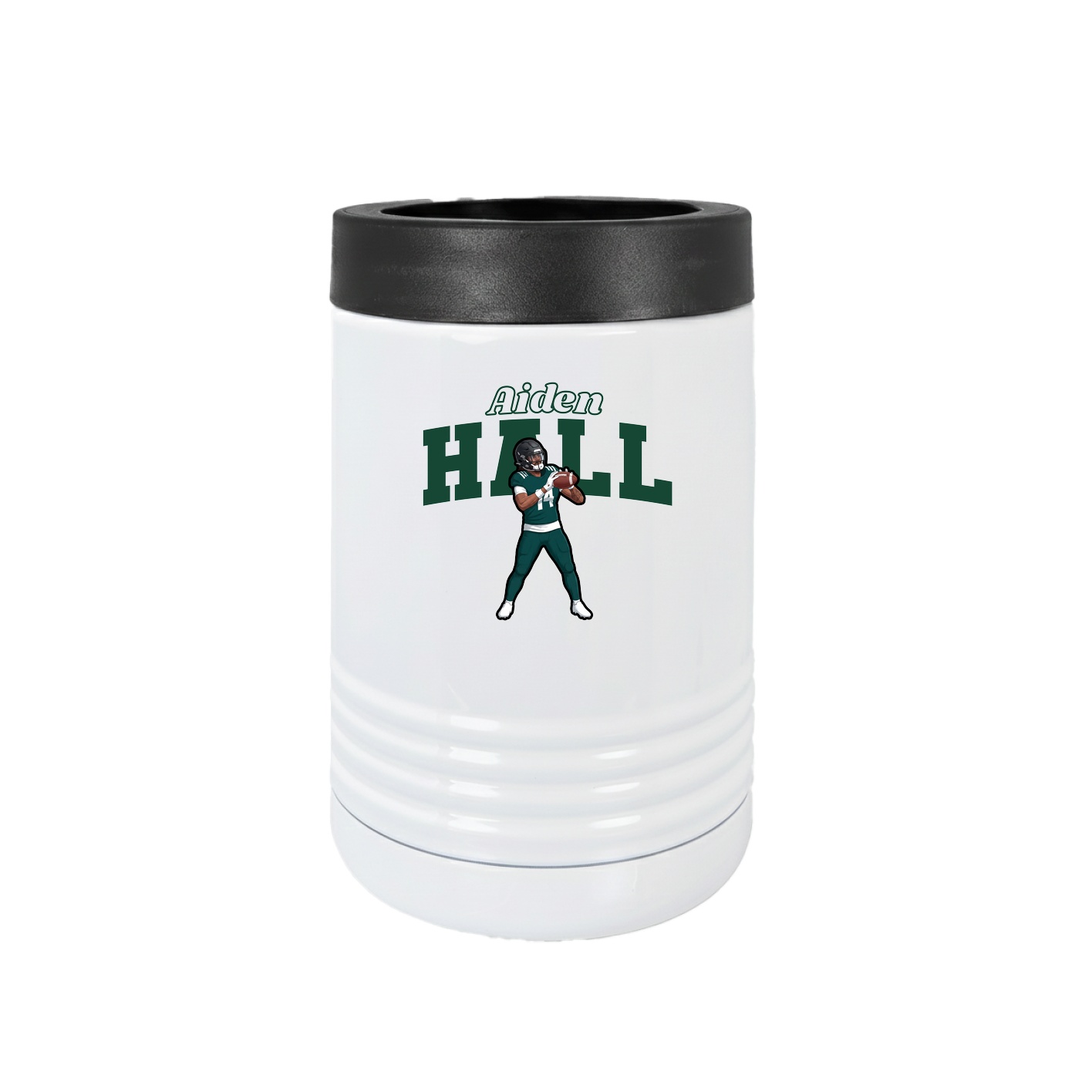 Beverage Holder — Name Arch in White
