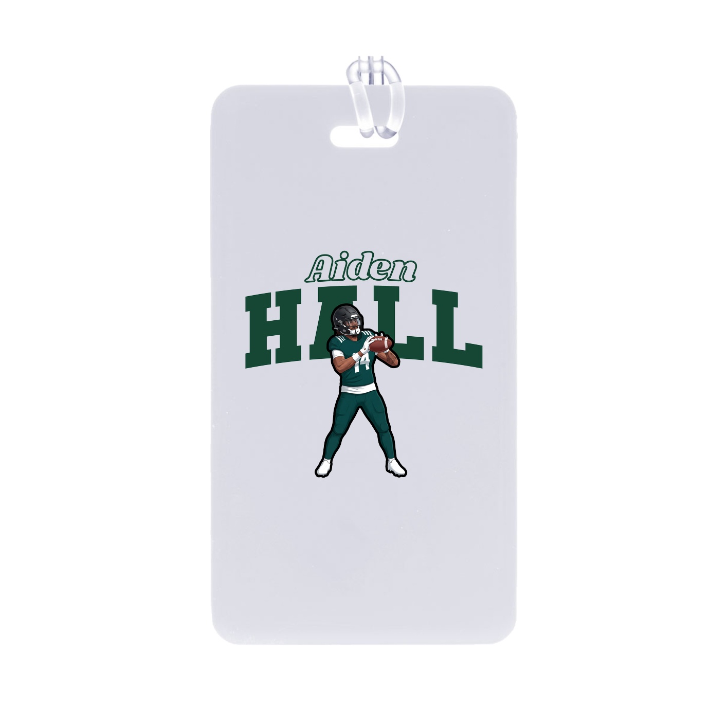 Bag Tag — Name Arch in Classic
