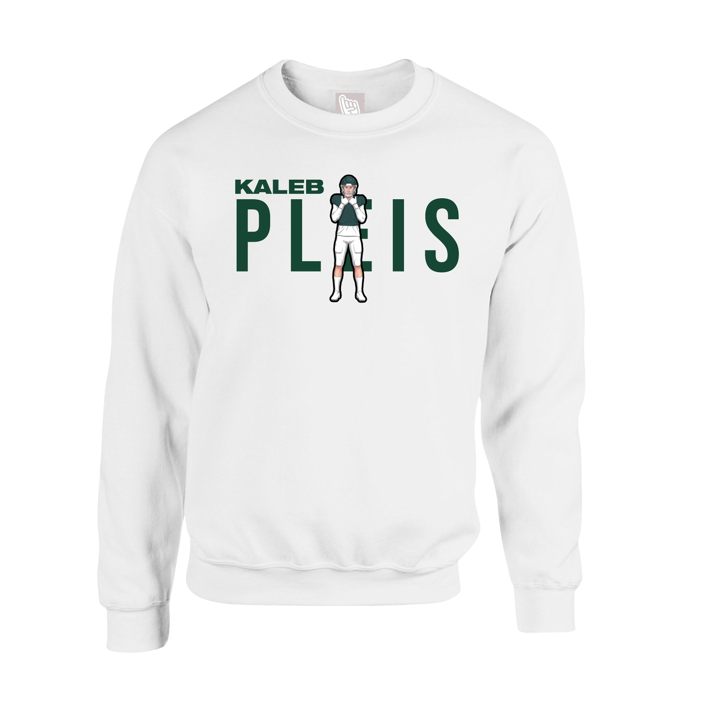 Fleece Crew — Player Name in White