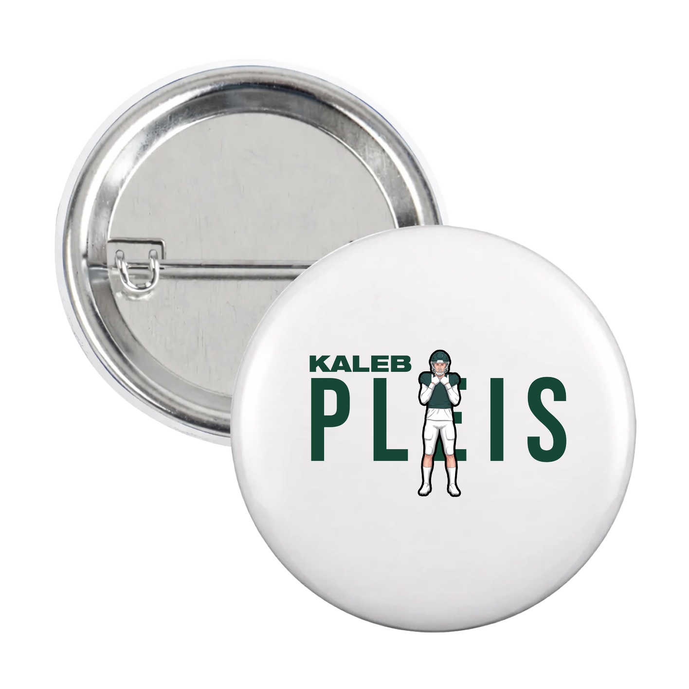 Game Day Button — Player Name in White