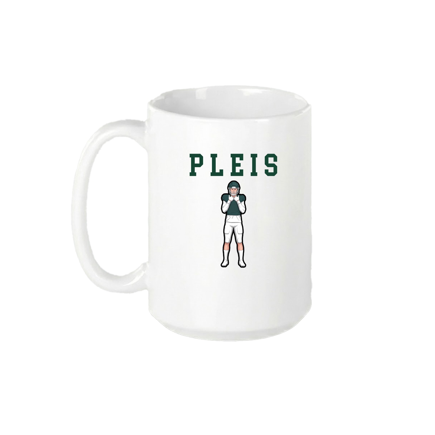 15oz Coffee Mug — Shirsey in White