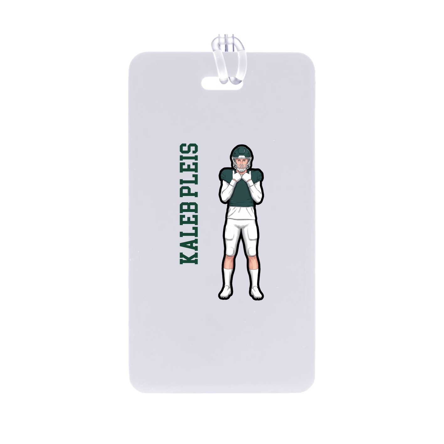 Bag Tag — Name Vertical in Classic
