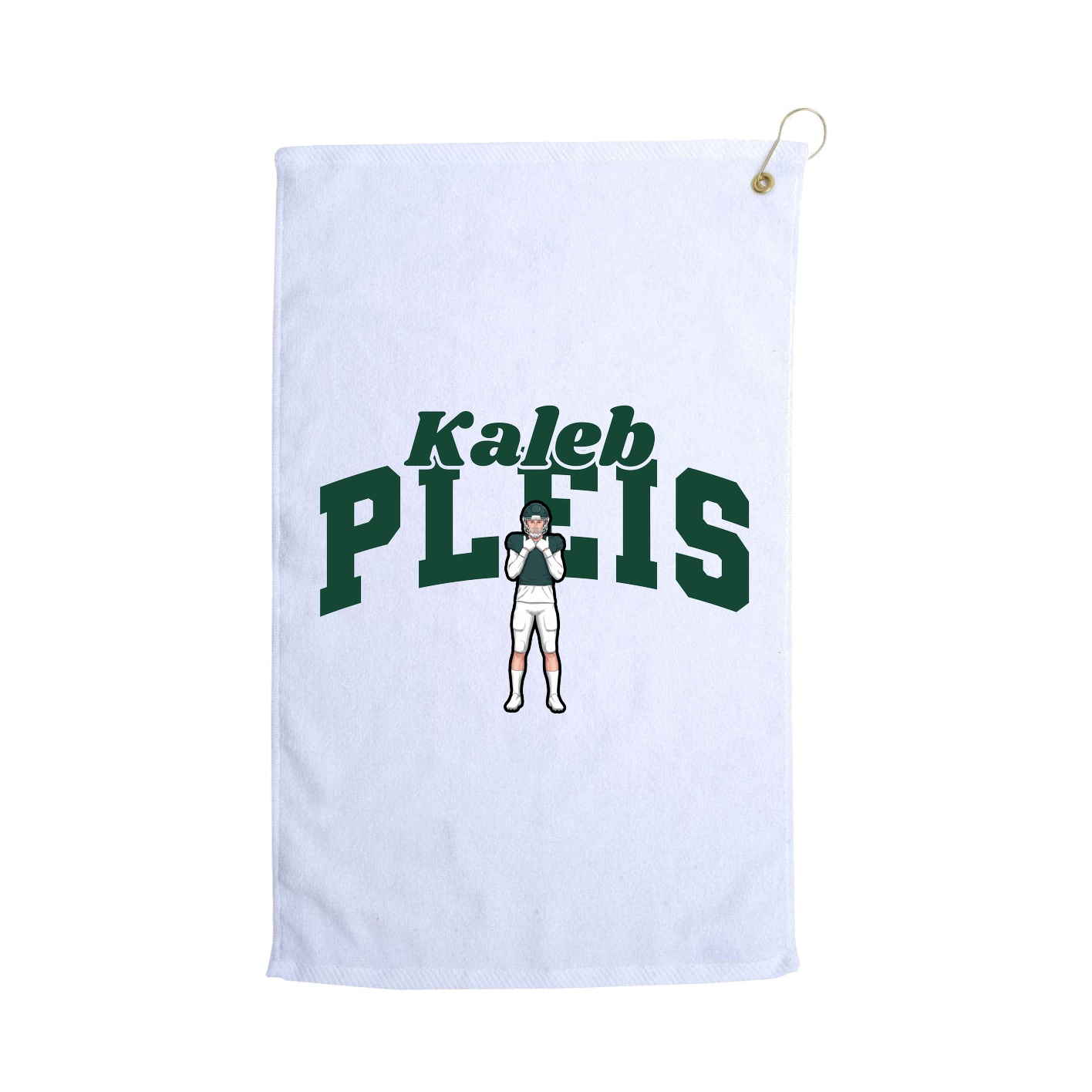 Golf Towel — Signature Arch in White