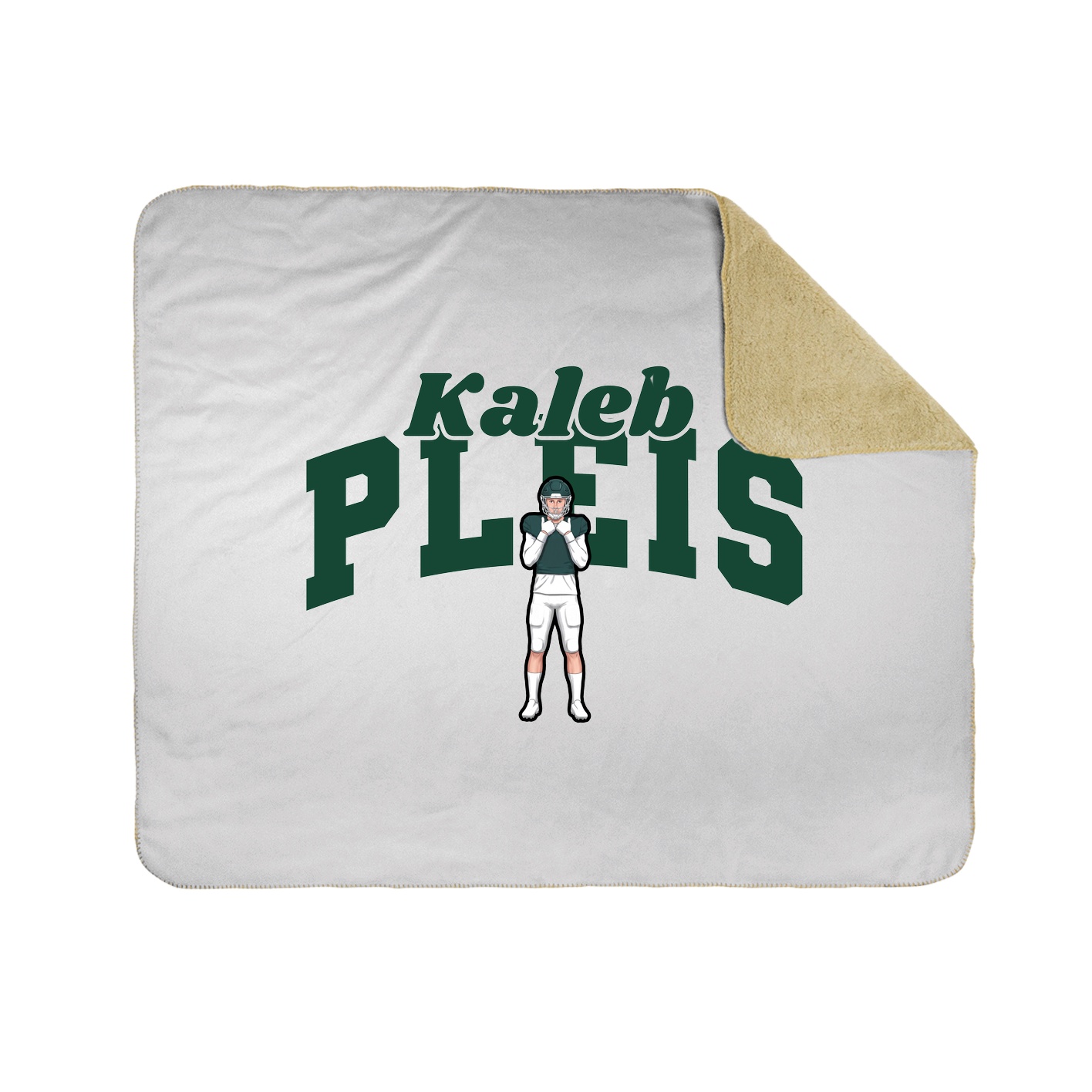 Throw Blanket — Signature Arch in White