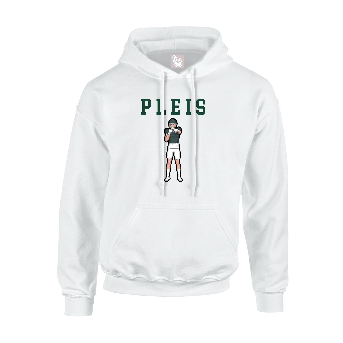 Hoodie — Shirsey in White