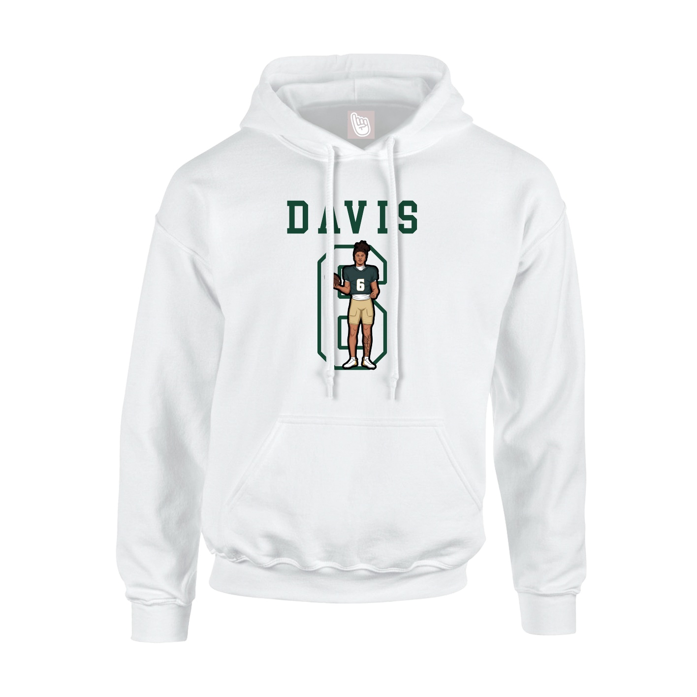 Youth Hoodie — Shirsey in White
