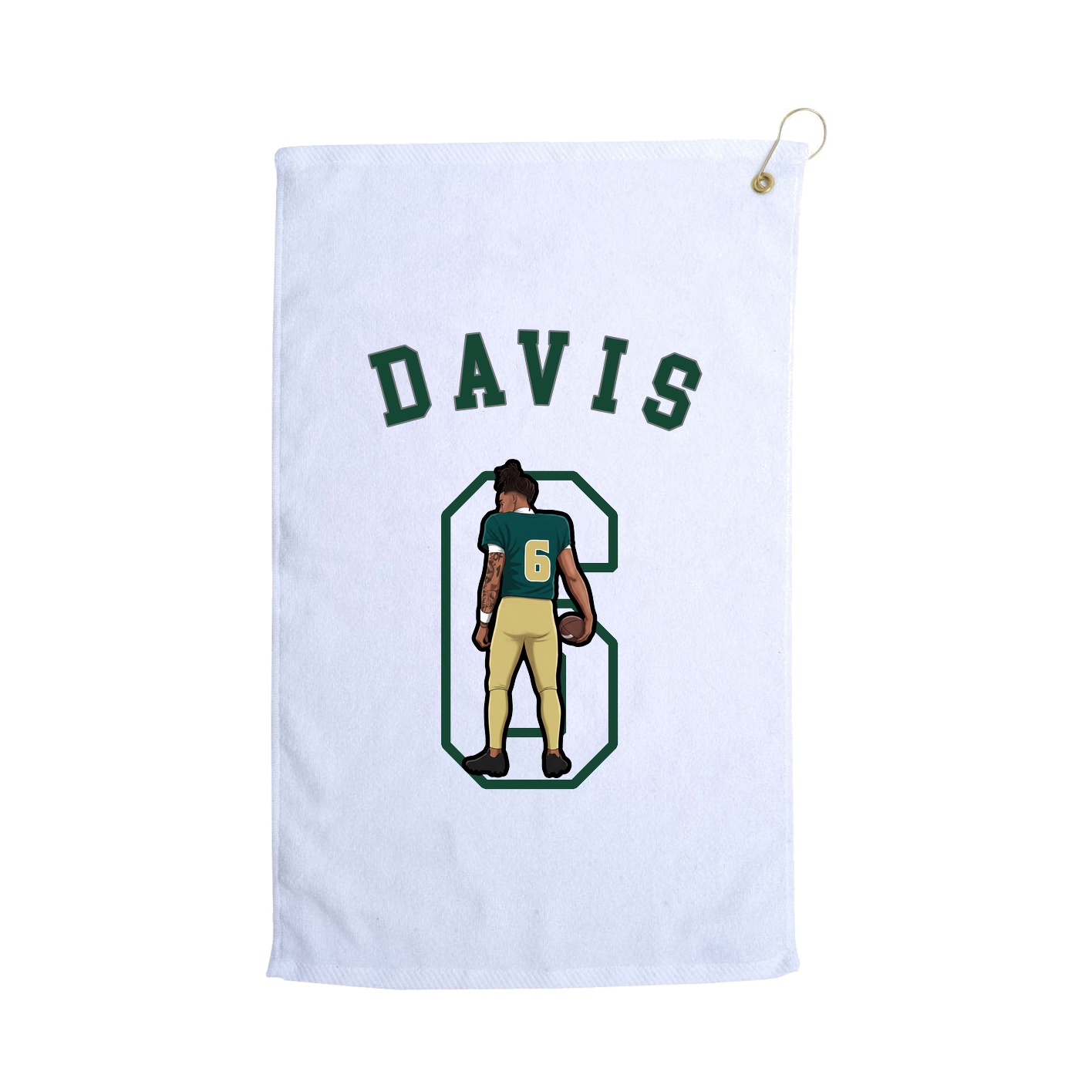 Golf Towel — Shirsey Arch in White