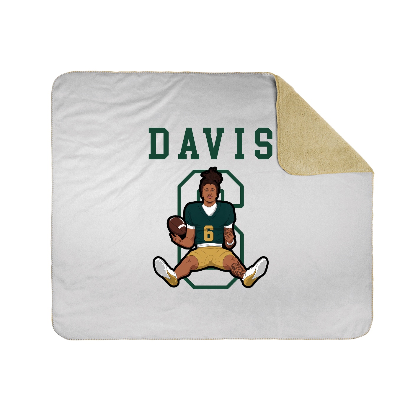 Throw Blanket — Shirsey in White