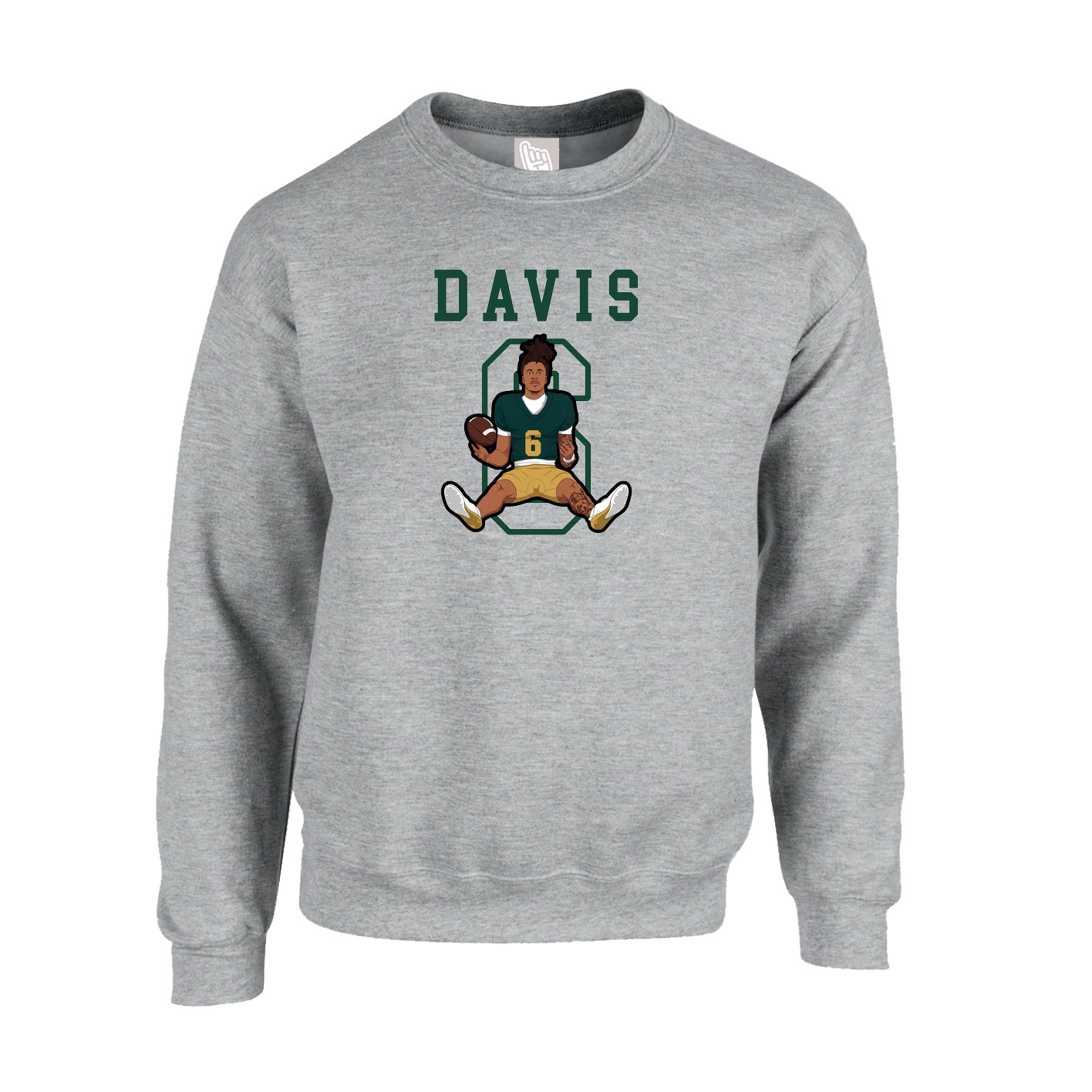 Fleece Crew — Shirsey in Grey