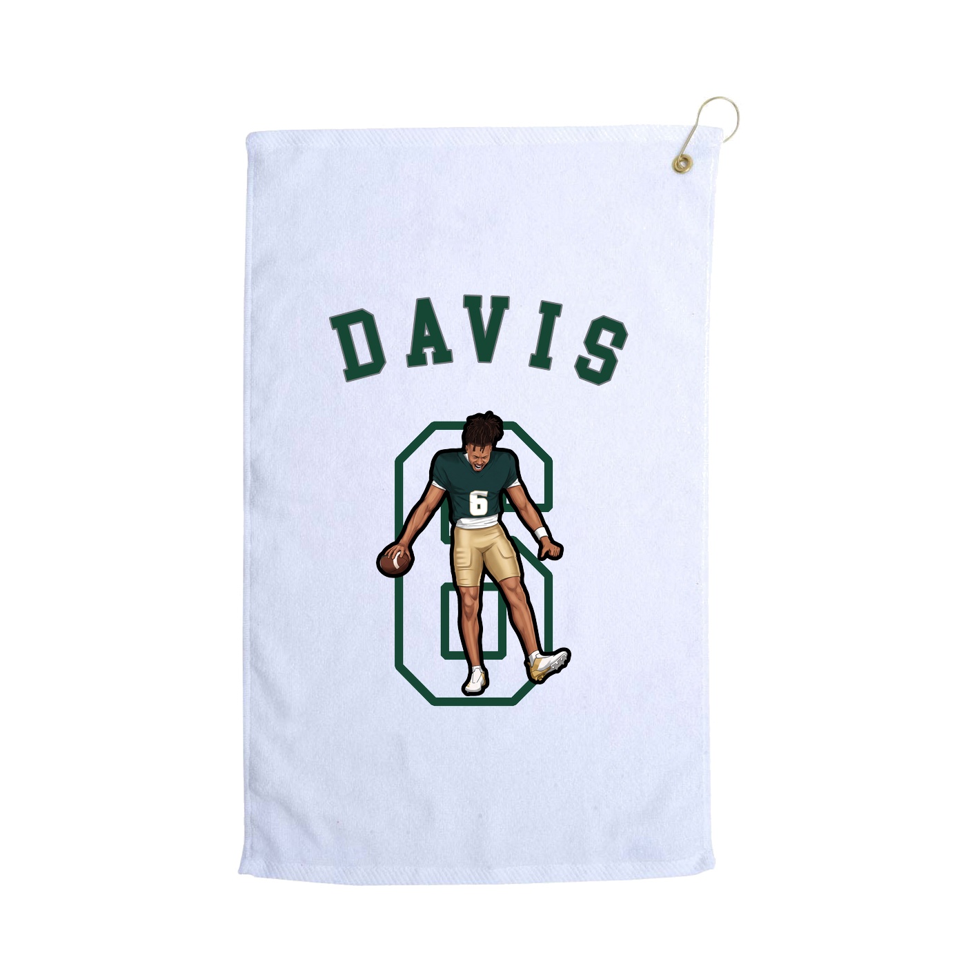 Golf Towel — Shirsey Arch in White