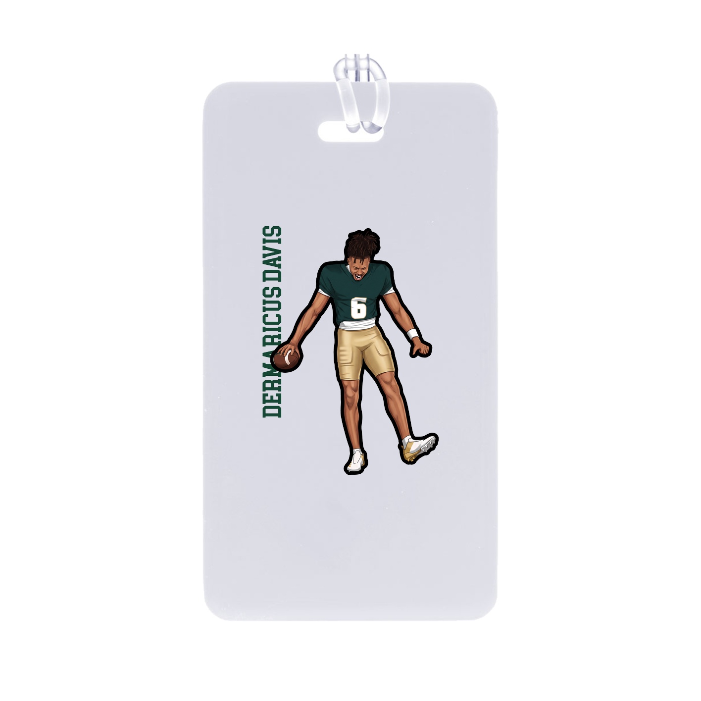 Bag Tag — Name Vertical in Classic