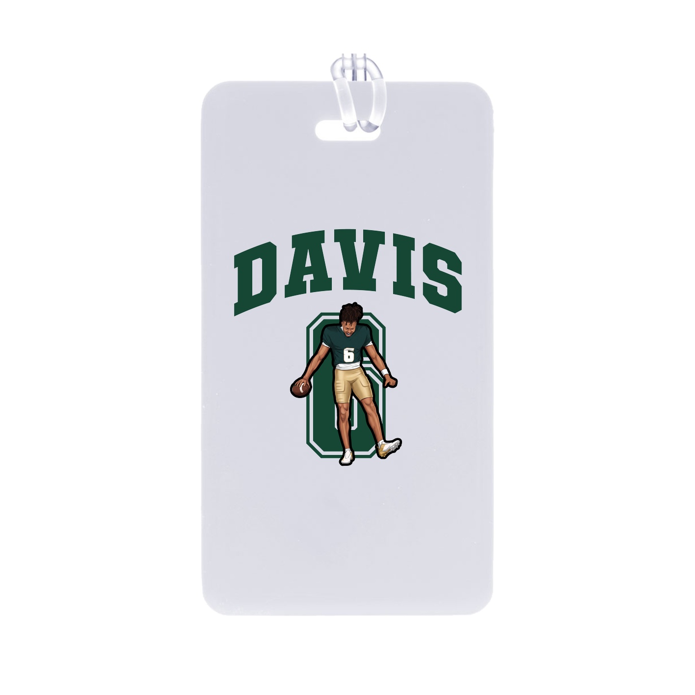 Bag Tag — Number in Classic