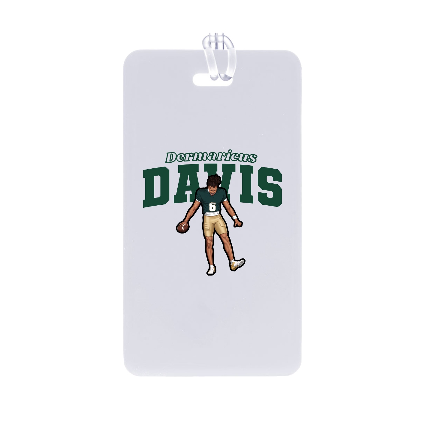 Bag Tag — Name Arch in Classic