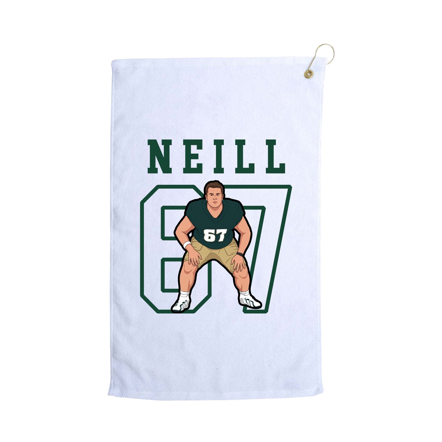 Golf Towel — Shirsey in White