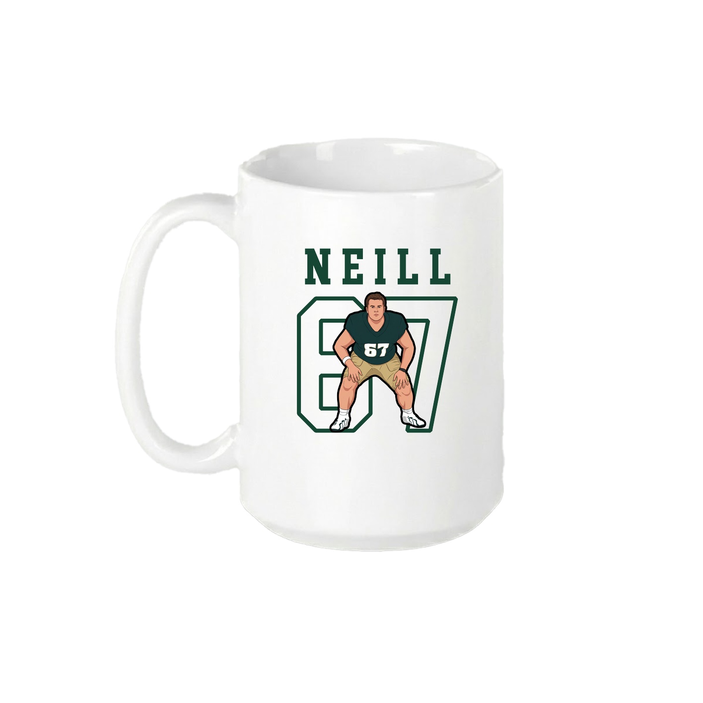 15oz Coffee Mug — Shirsey in White