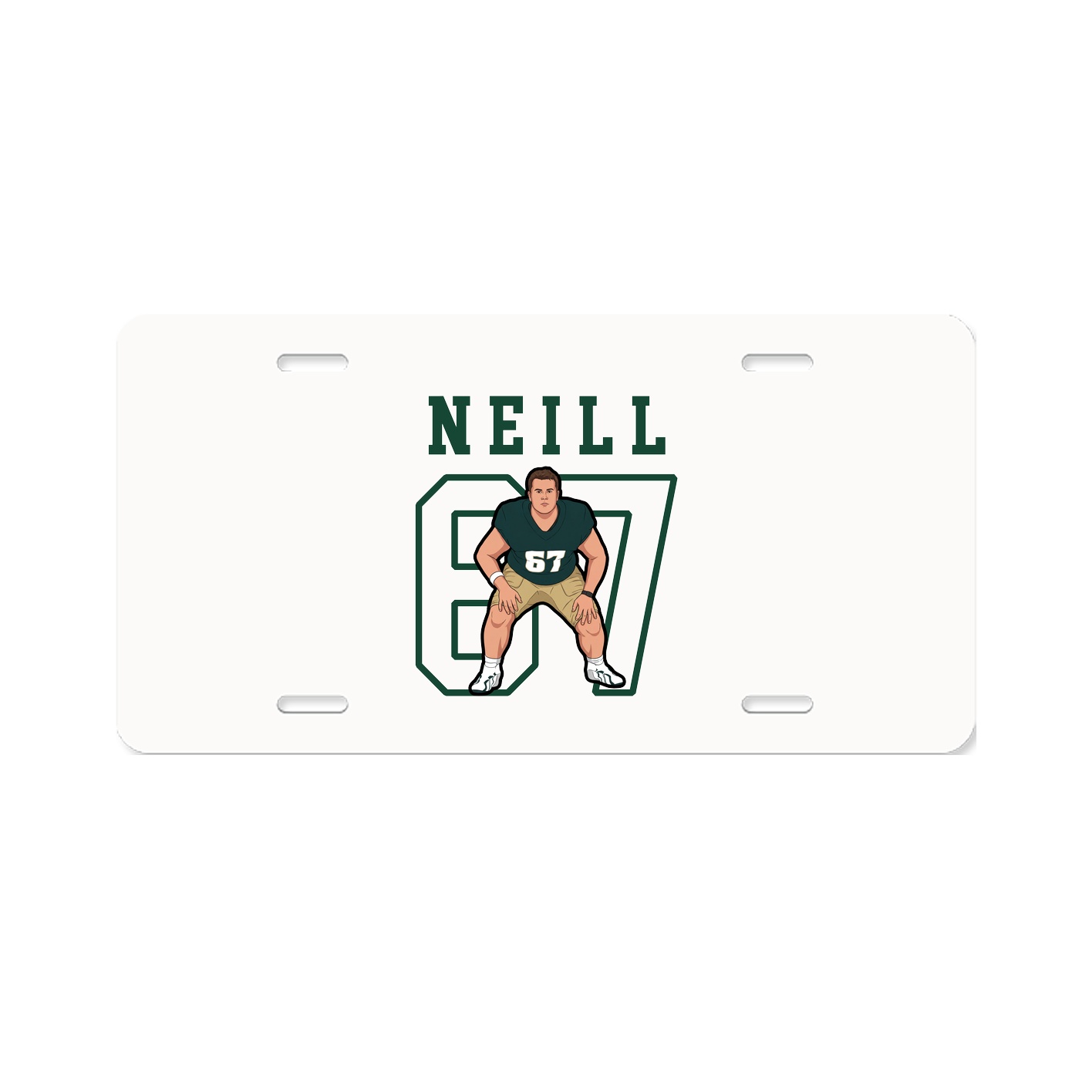 License Plate — Shirsey in Classic