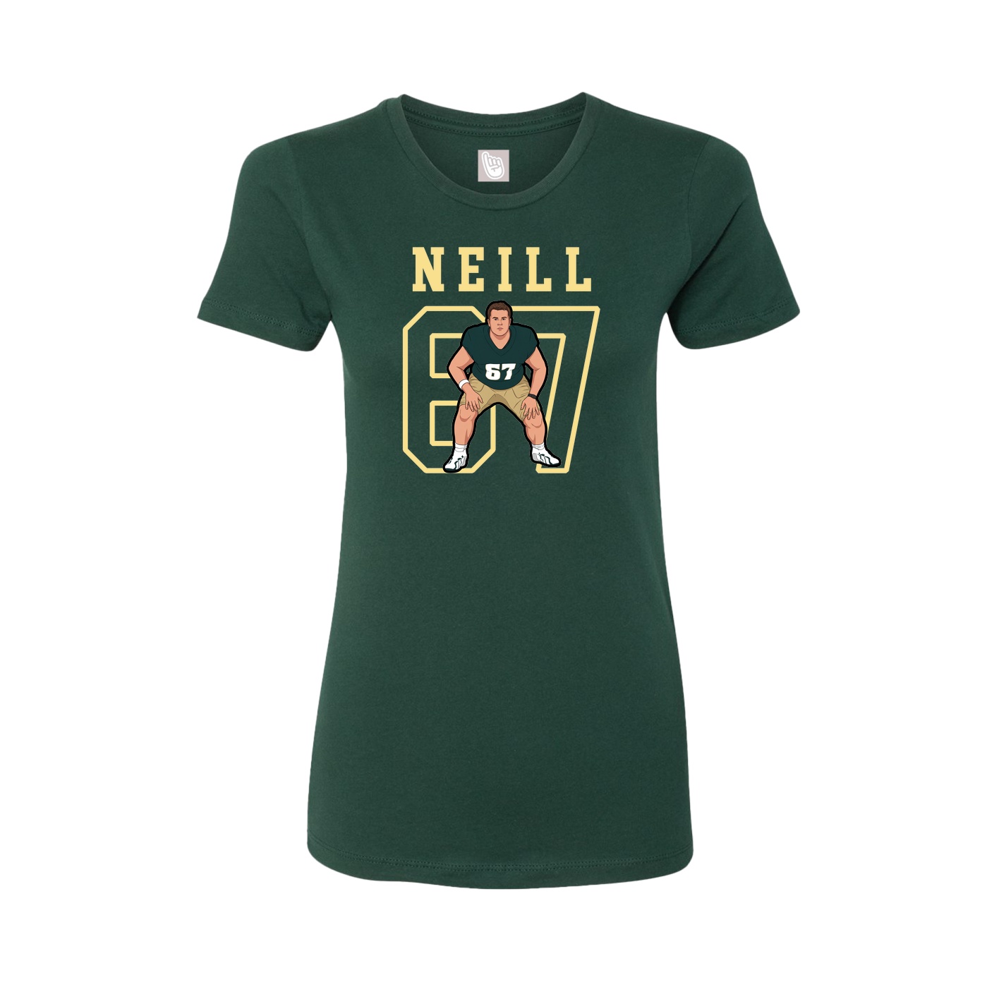Fitted Women's Tee — Shirsey in Green
