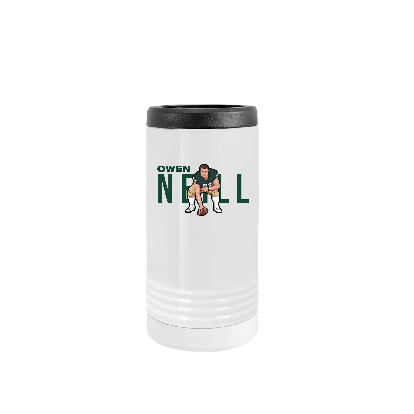 Slim Beverage Holder — Player Name in White