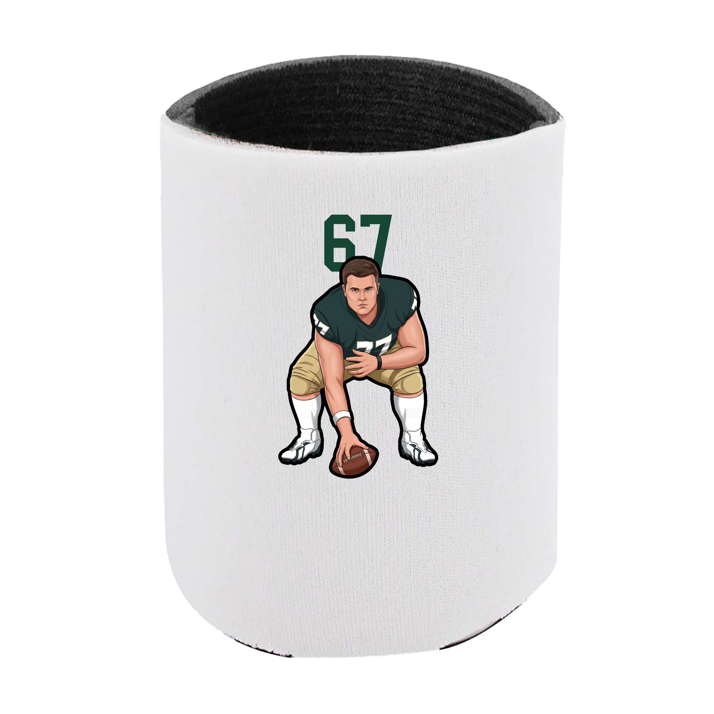 Can Holder — Number Top in White