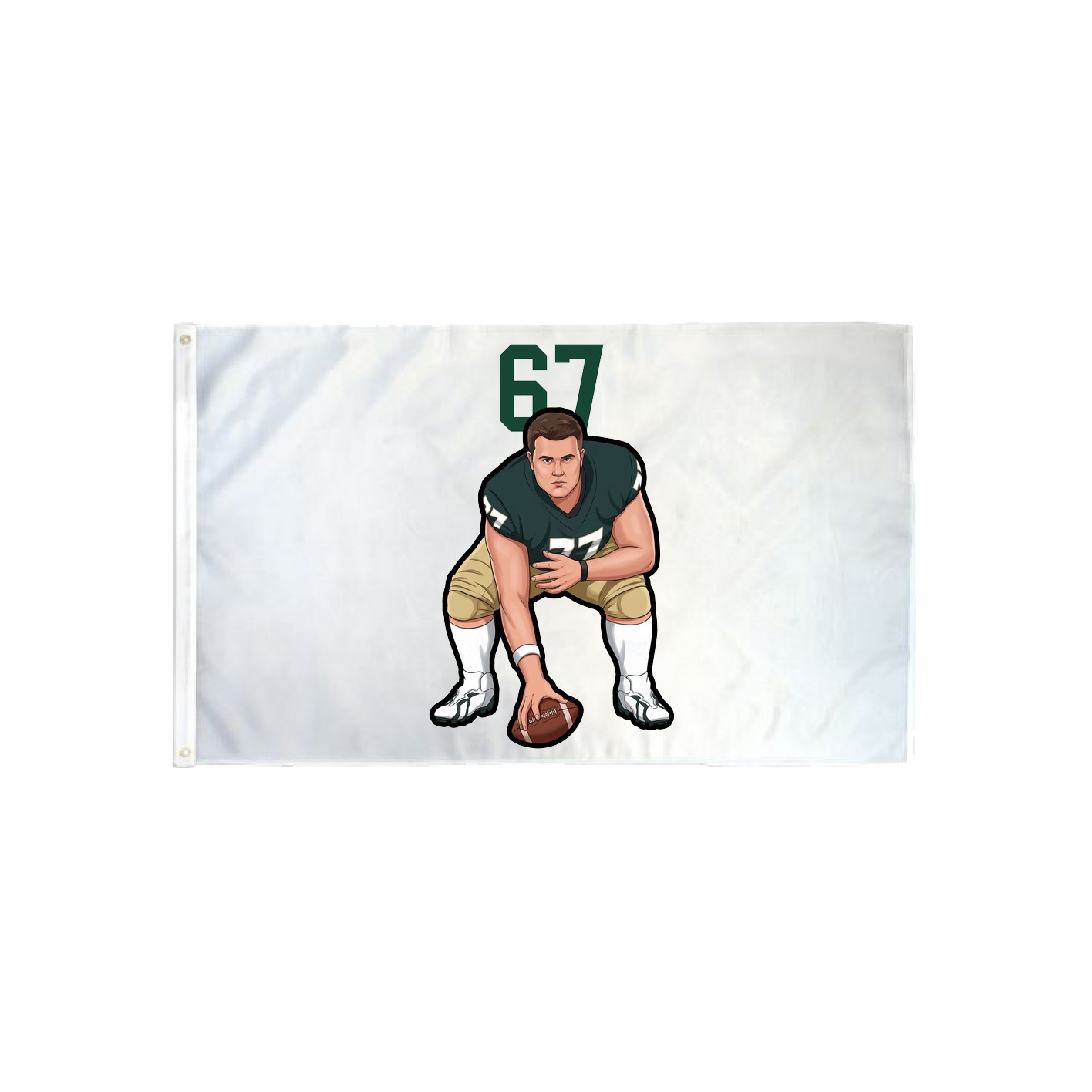 3x5 Flag — Number Top in Classic