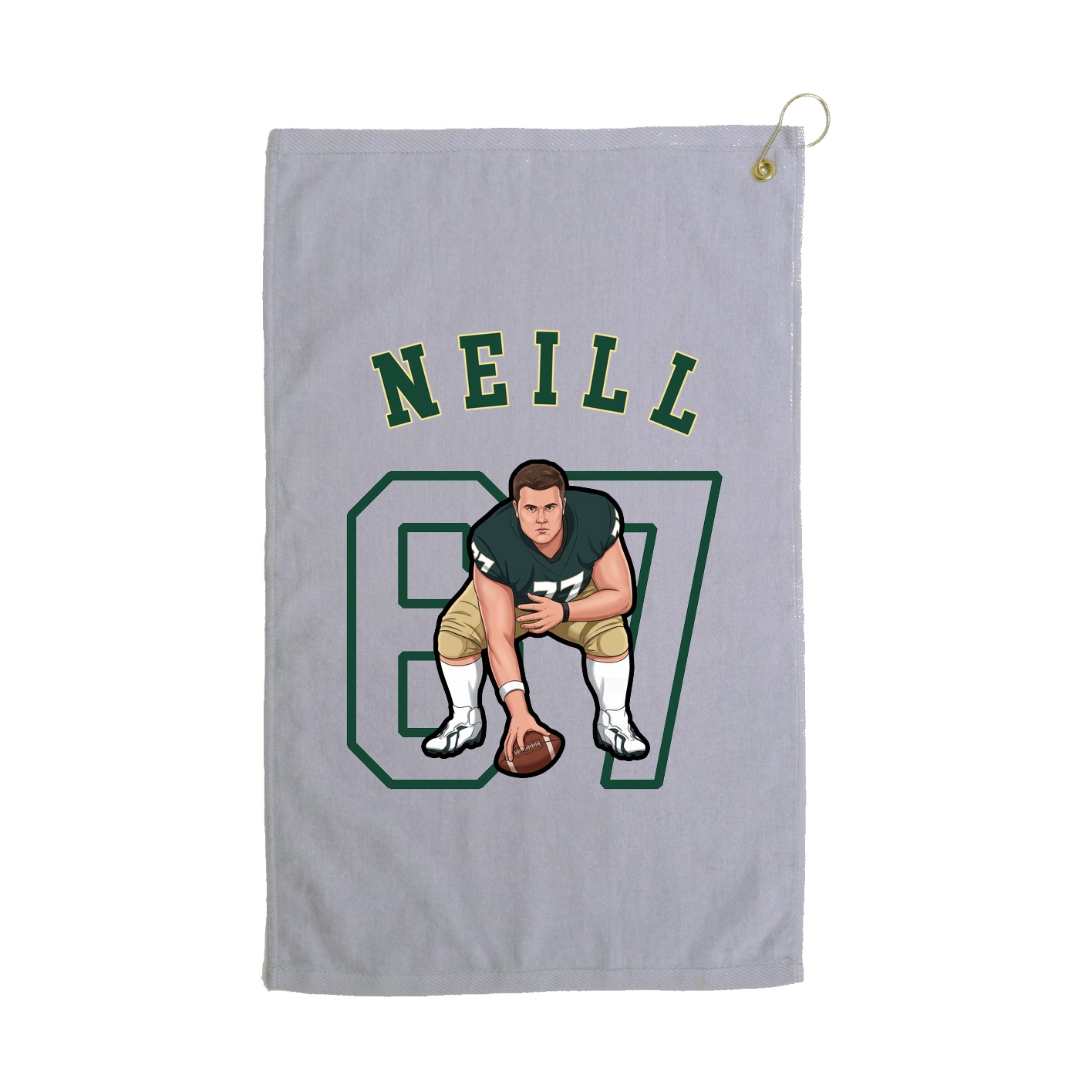 Golf Towel — Shirsey Arch in Grey