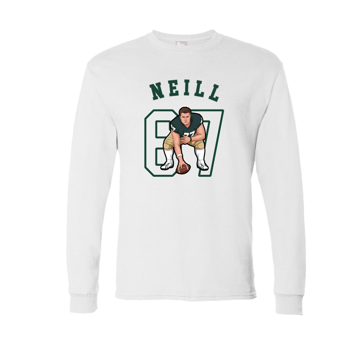 Long Sleeve Tee — Shirsey Arch in White