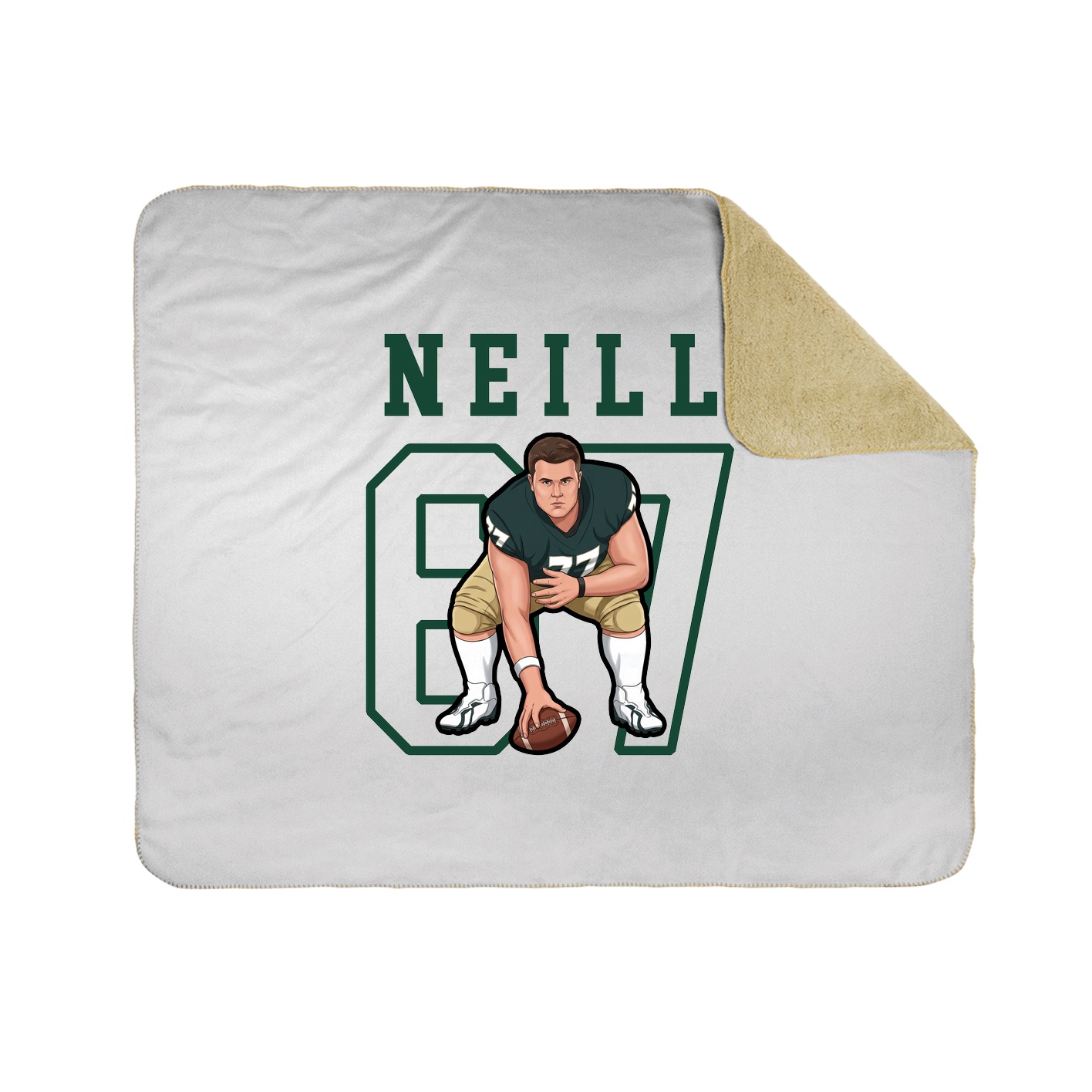 Throw Blanket — Shirsey in White