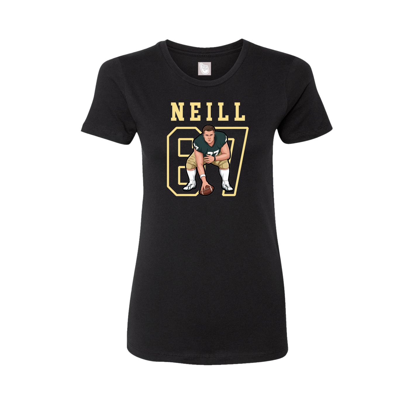 Fitted Women's Tee — Shirsey in Black