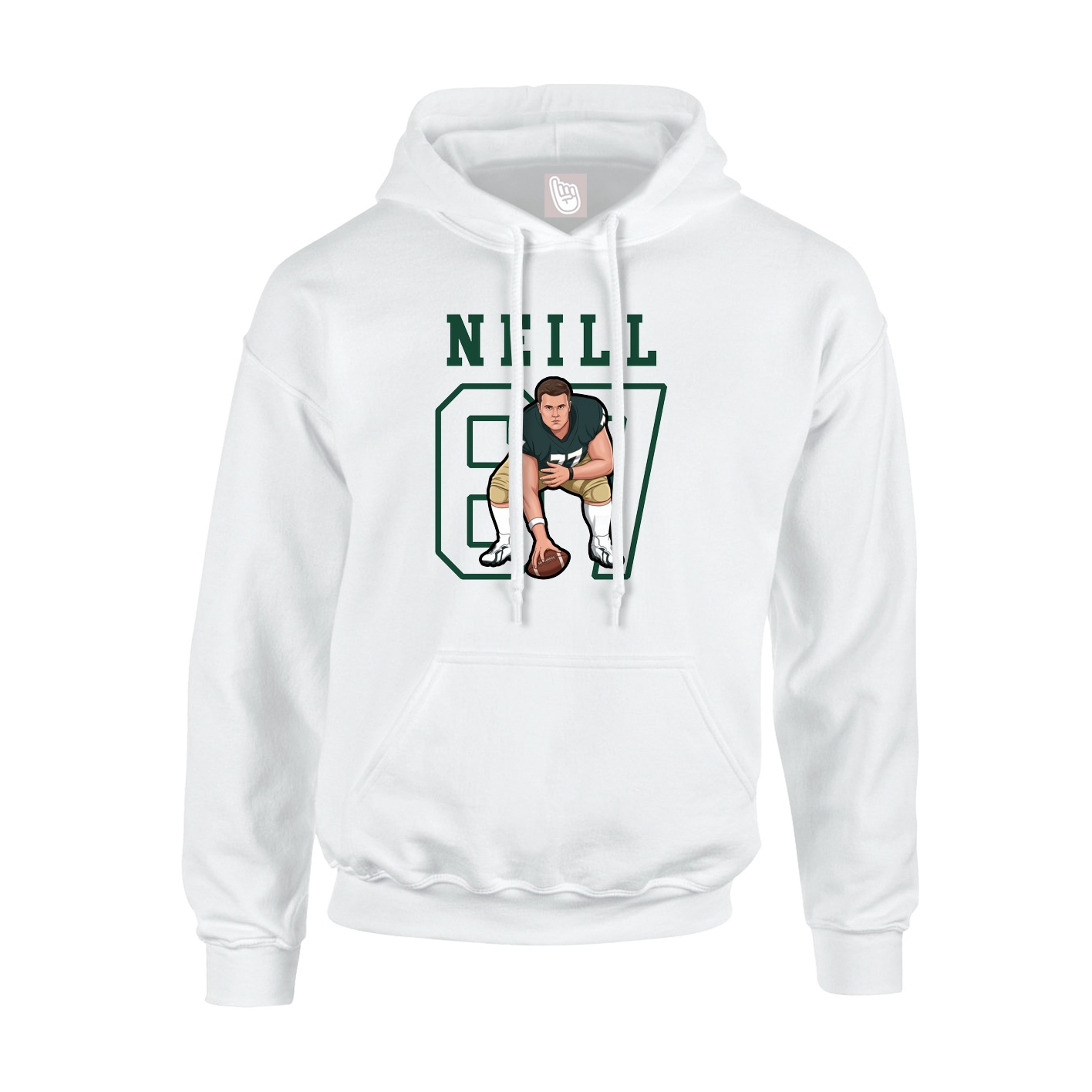 Youth Hoodie — Shirsey in White