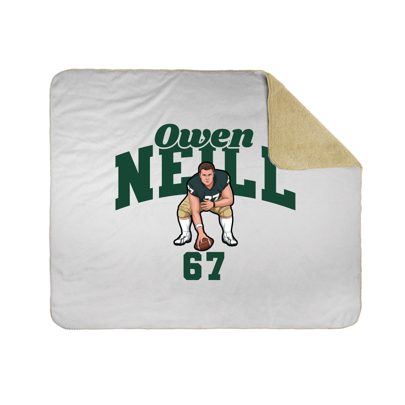 Throw Blanket — Signature Arch in White