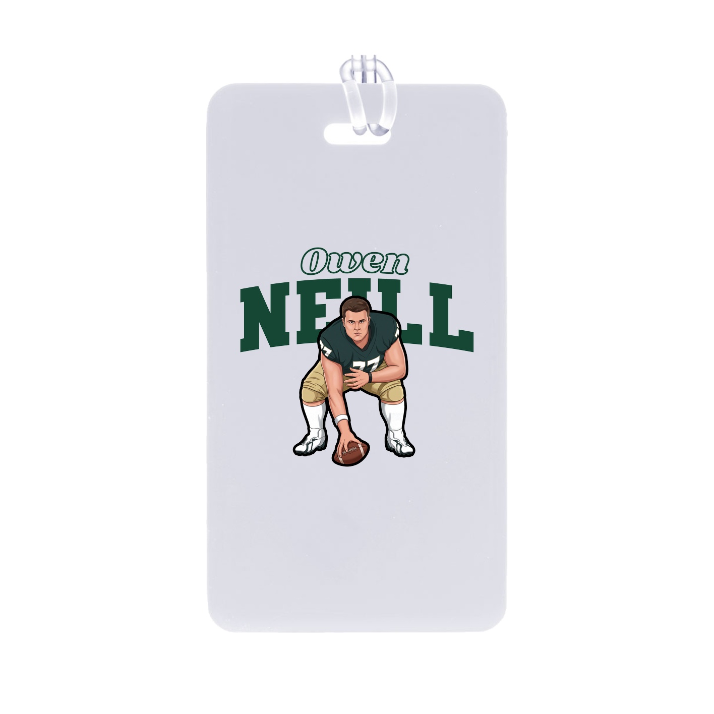 Bag Tag — Name Arch in Classic